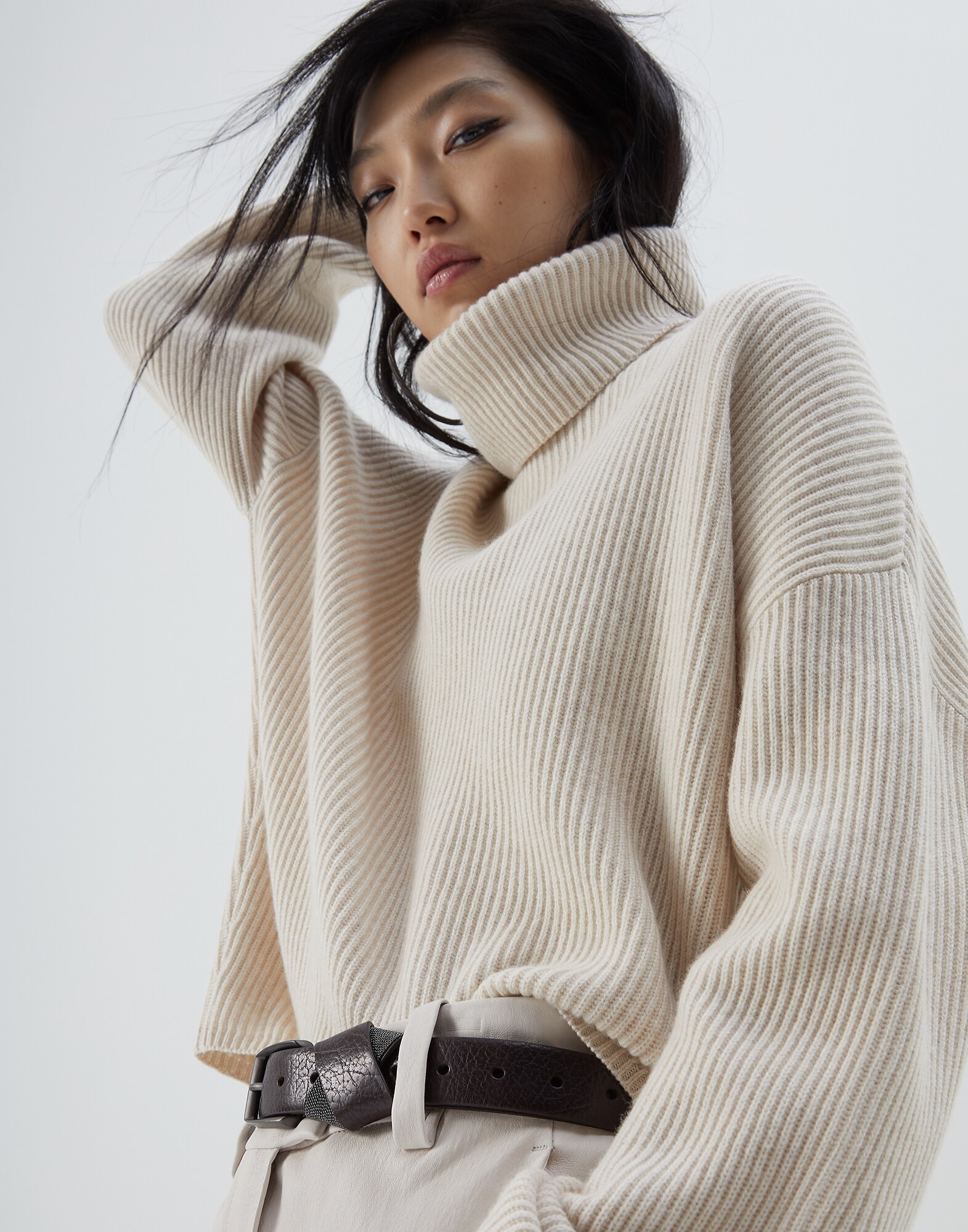 High Neck Sweater - Editorial