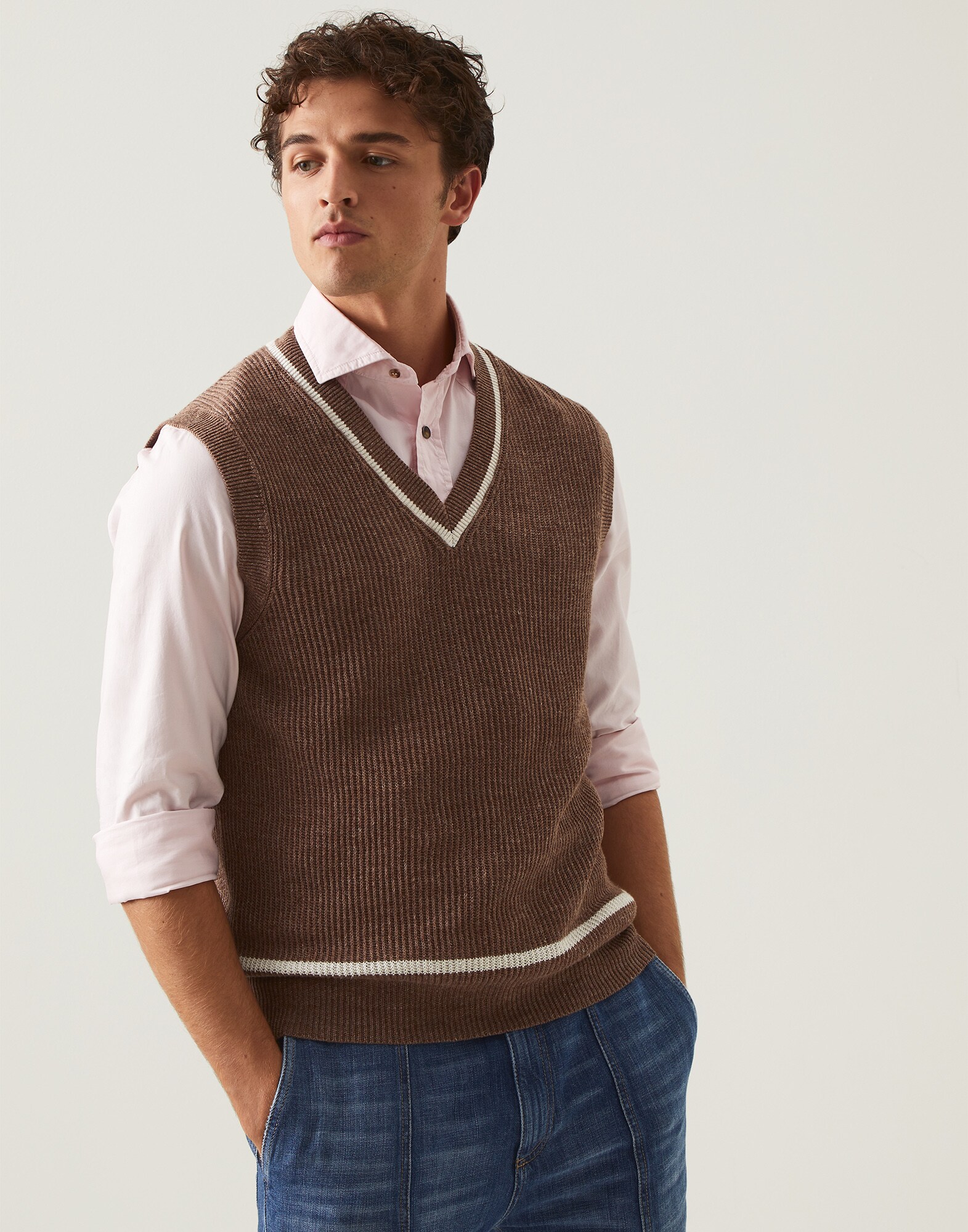 V-neck Sweater - Front