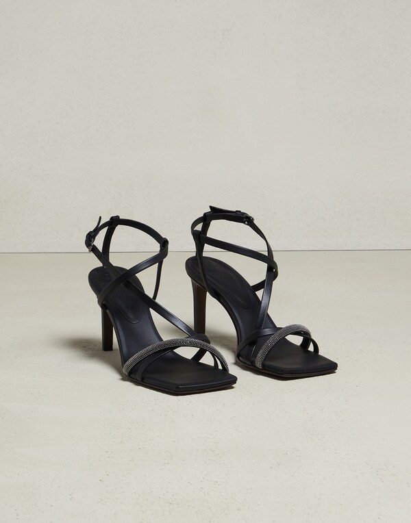 Matte calfskin heels Black Woman - Brunello Cucinelli 