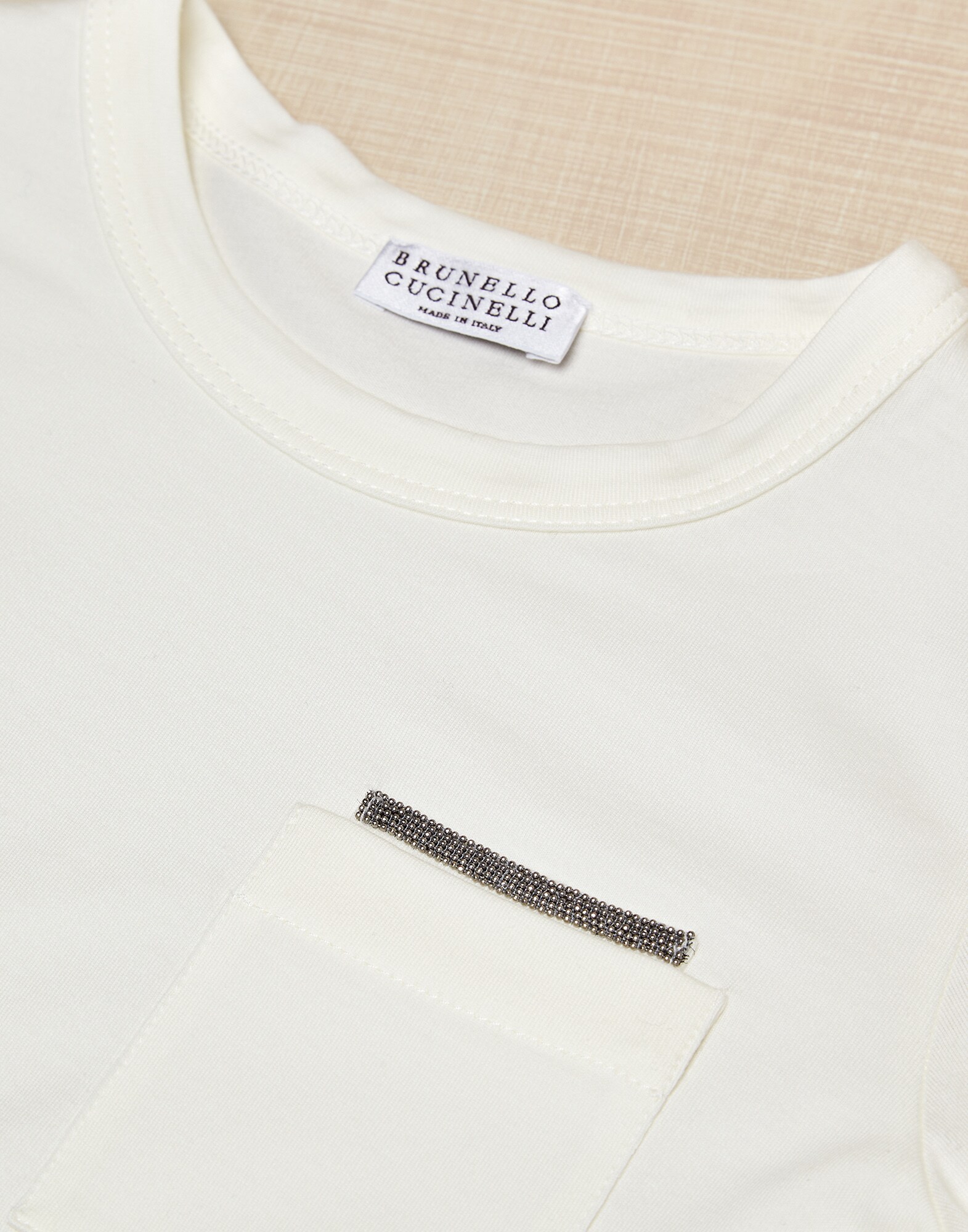 Camiseta Blanco Niña 2 - Brunello Cucinelli
