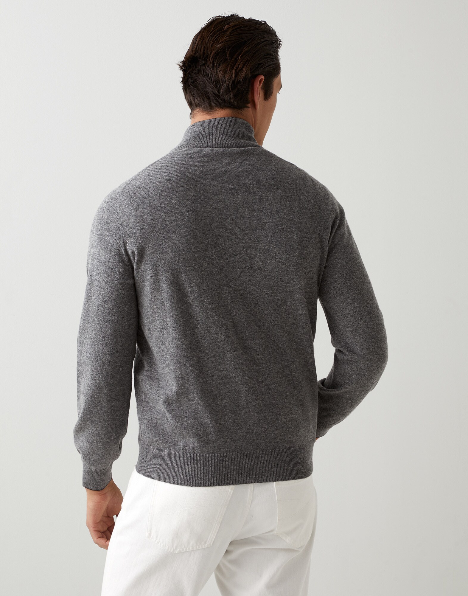 Zip Neck Sweater - Back view