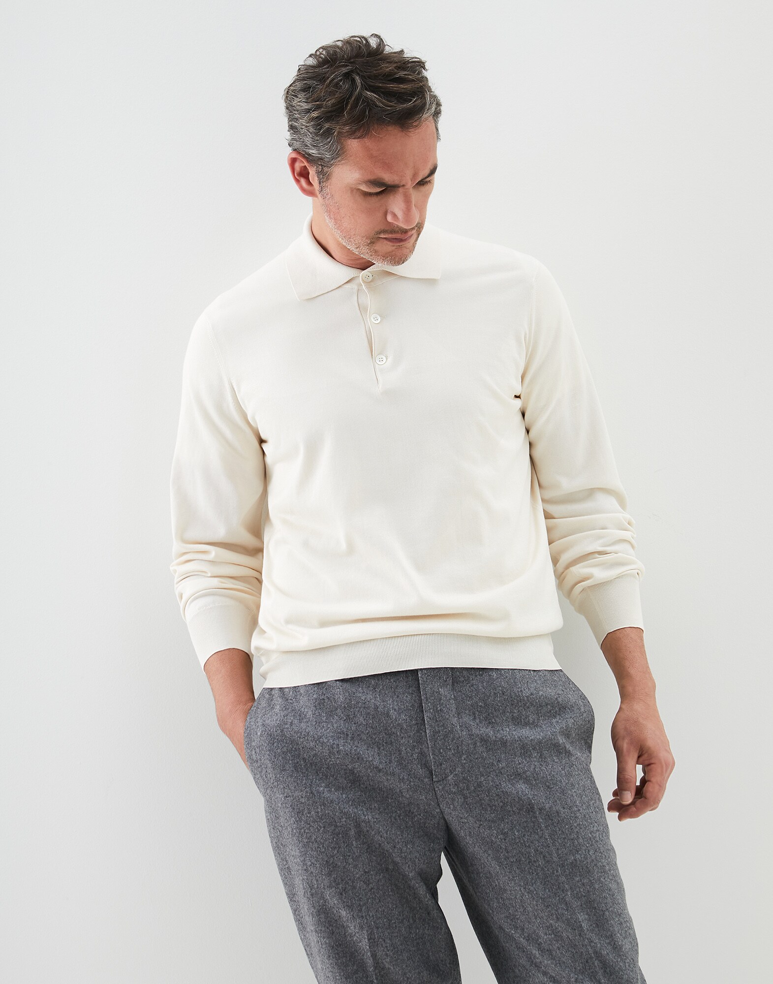 Polo-Style Sweater - Front