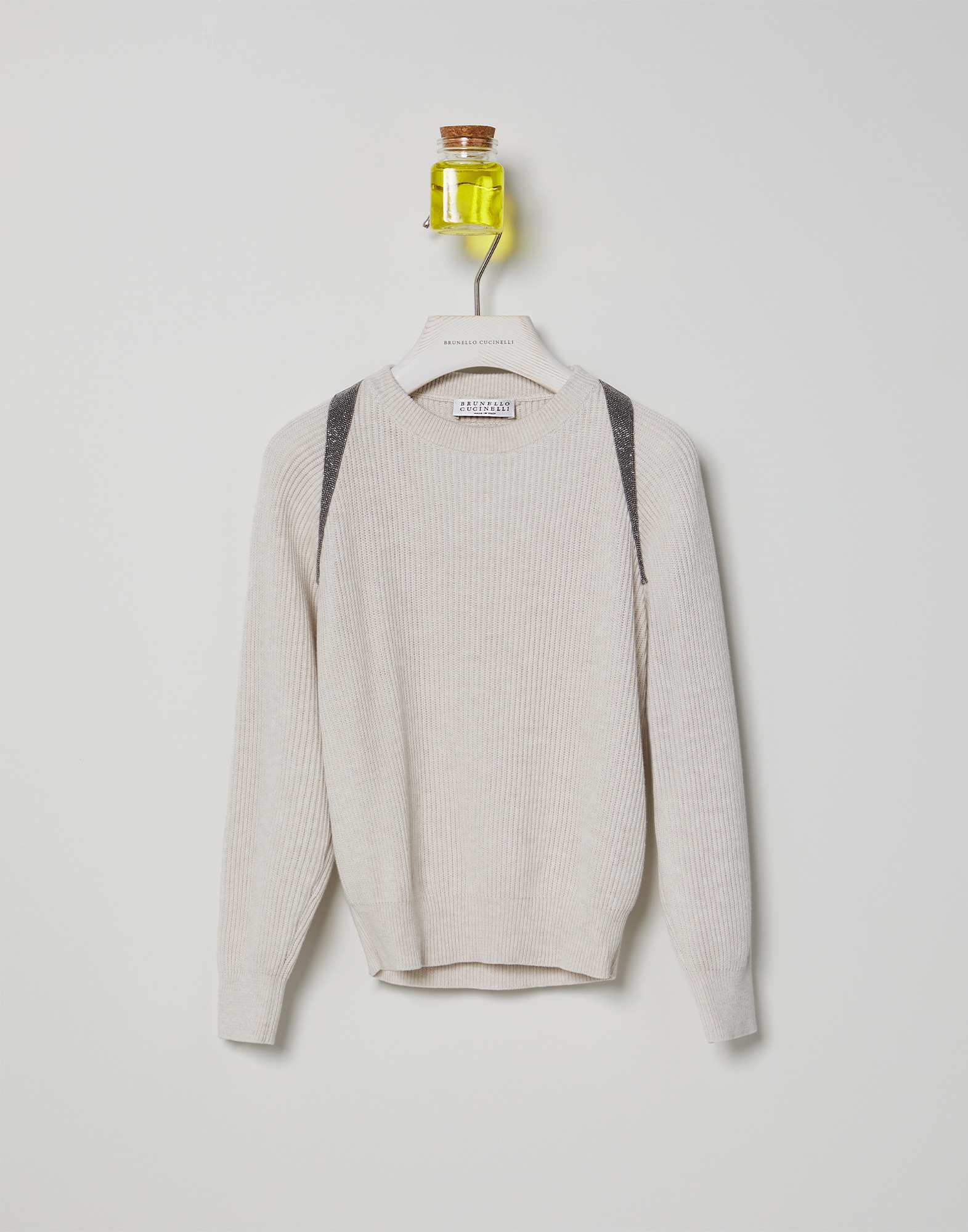 English Rib knit sweater (221B19M13900) for Girl | Brunello Cucinelli