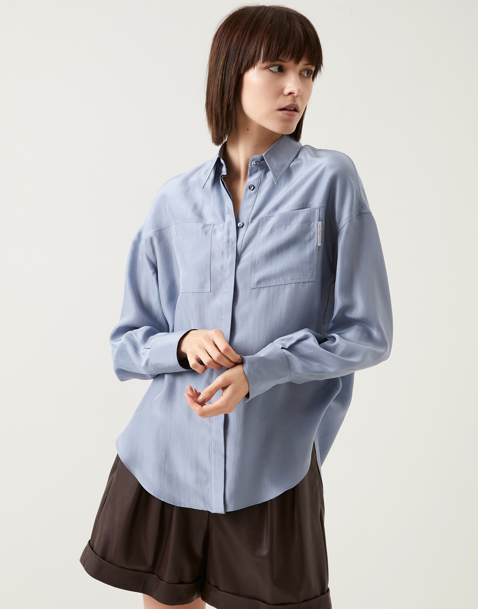 Chemise en Soie - Vue frontale