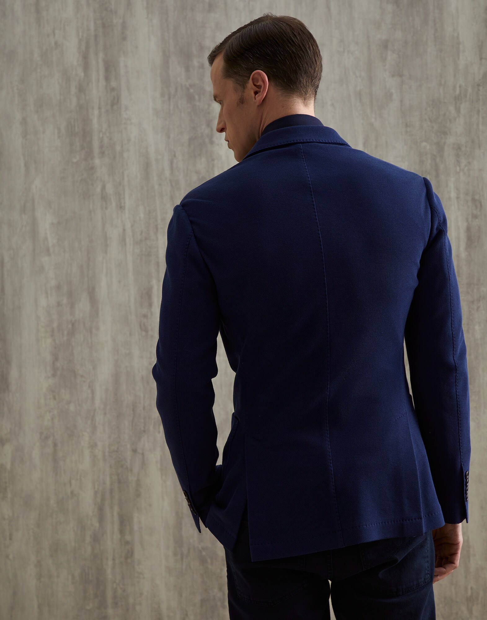 Single Breasted Blazer - Back view