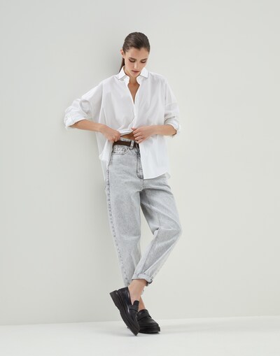 Camisa de Algodón - Vista look completo