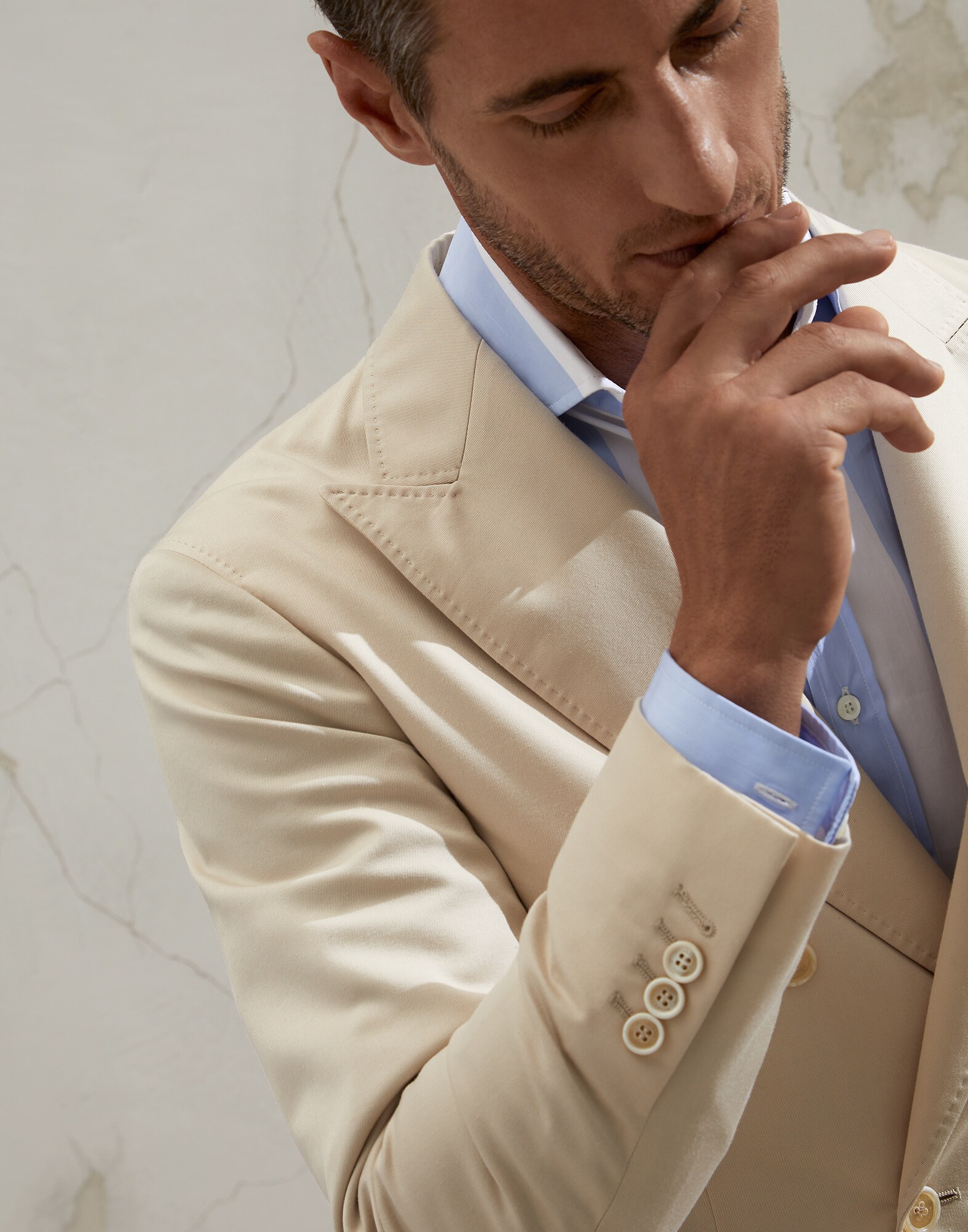 One-and-a-Half-Breasted Blazer - Detail