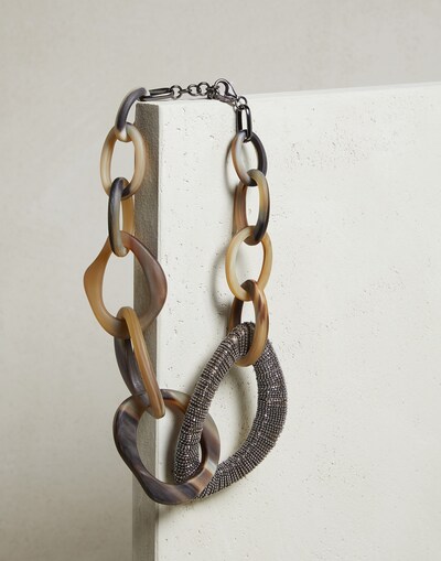 Choker necklace Natural Horn Woman - Brunello Cucinelli 