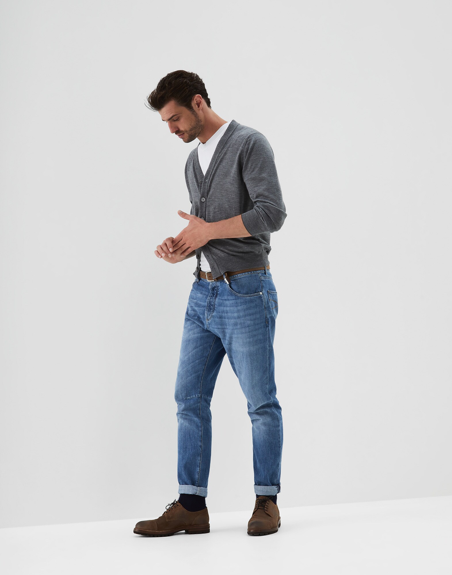 Button-front Cardigan - Look