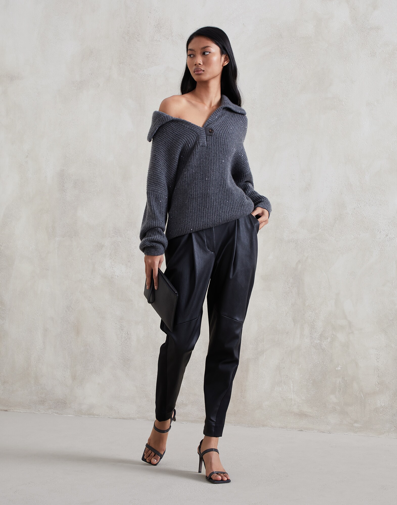 Jersey Escote Pico - Vista look completo