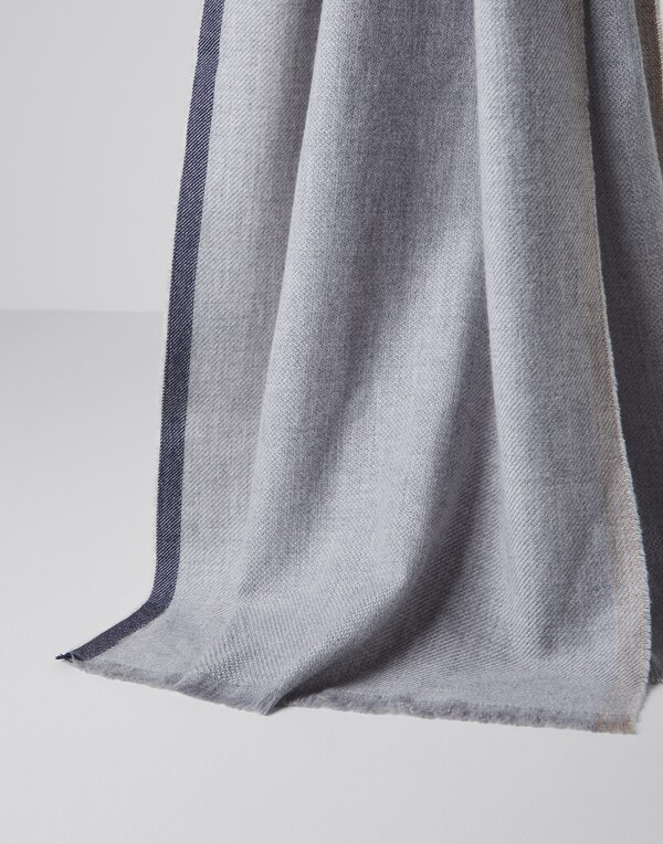 Scarf Pearl Grey Man - Brunello Cucinelli