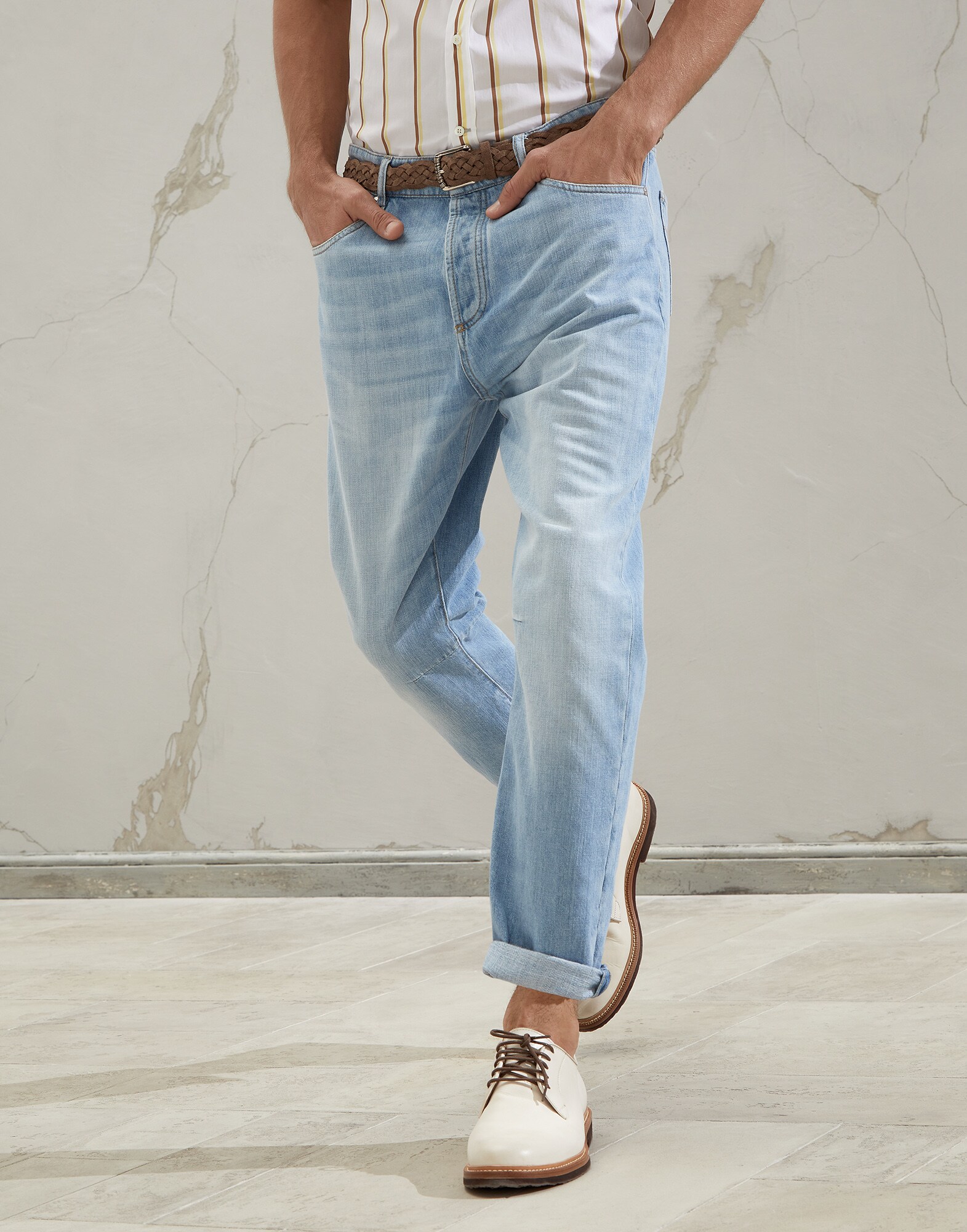Denim Trousers - Front