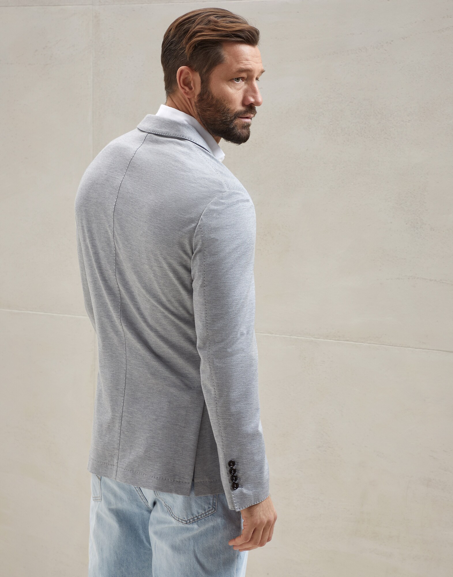 Single Breasted Blazer - Back view