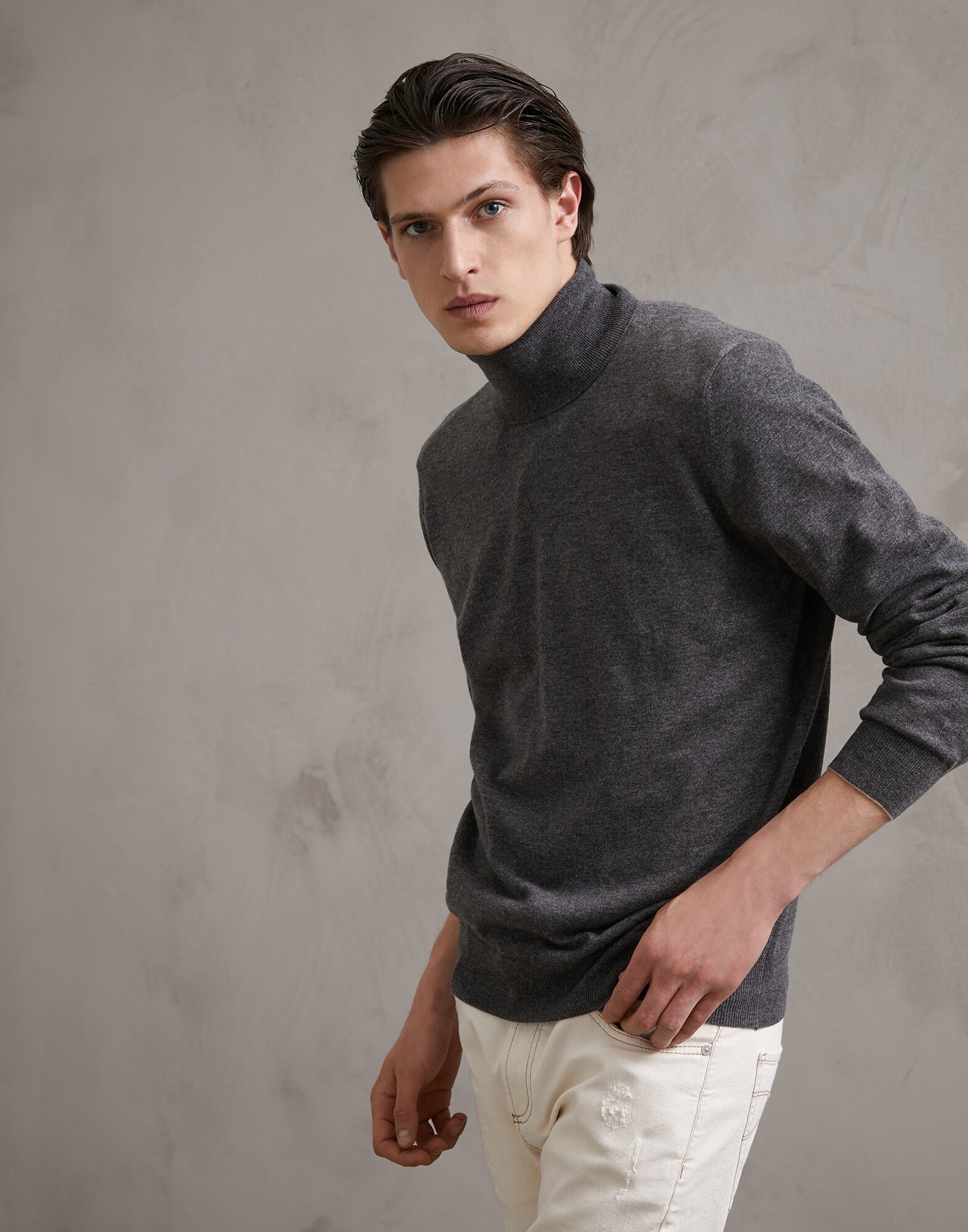 High Neck Sweater - Front