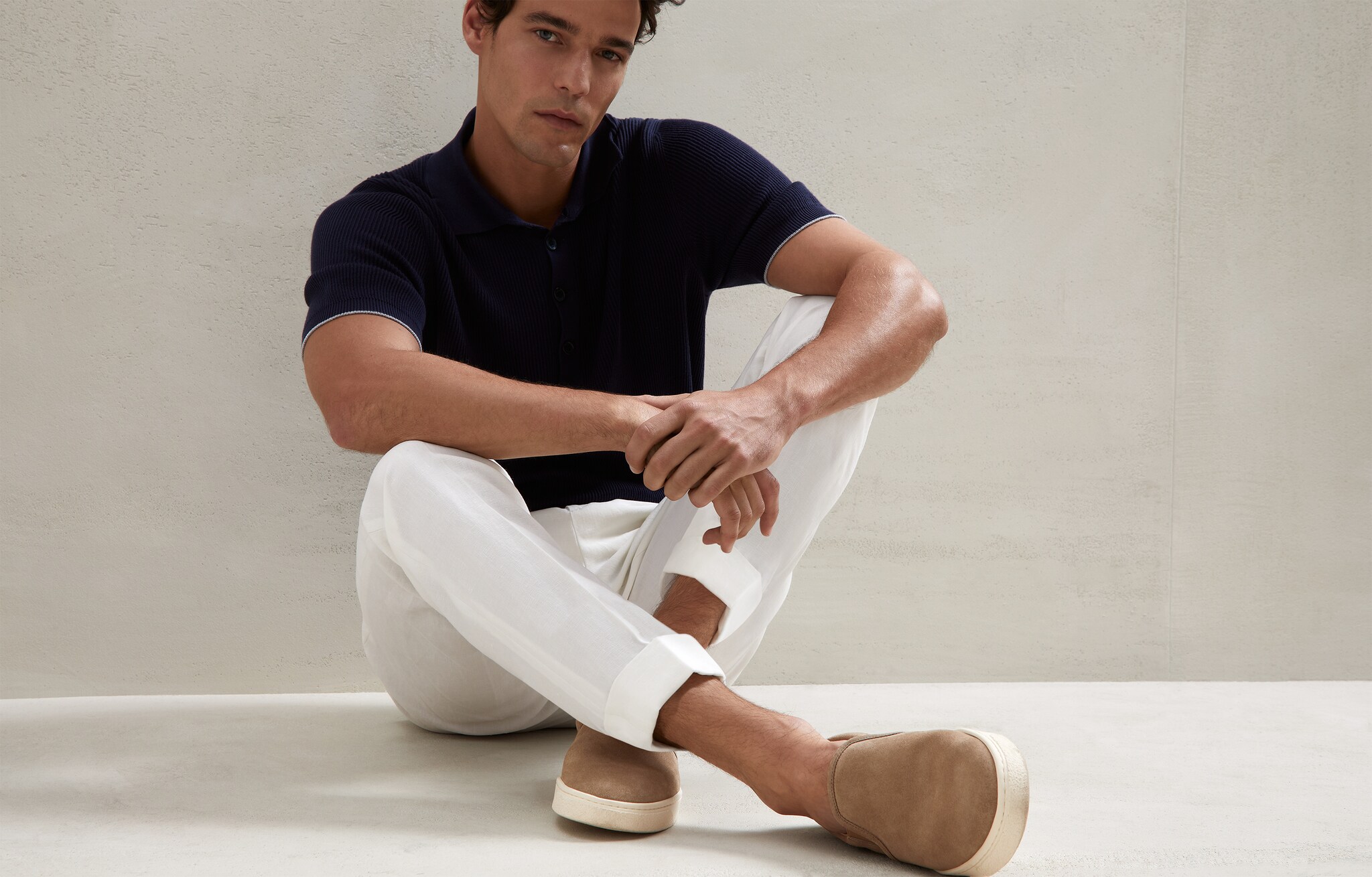 Sneakers slip-on Marron Homme - Brunello Cucinelli