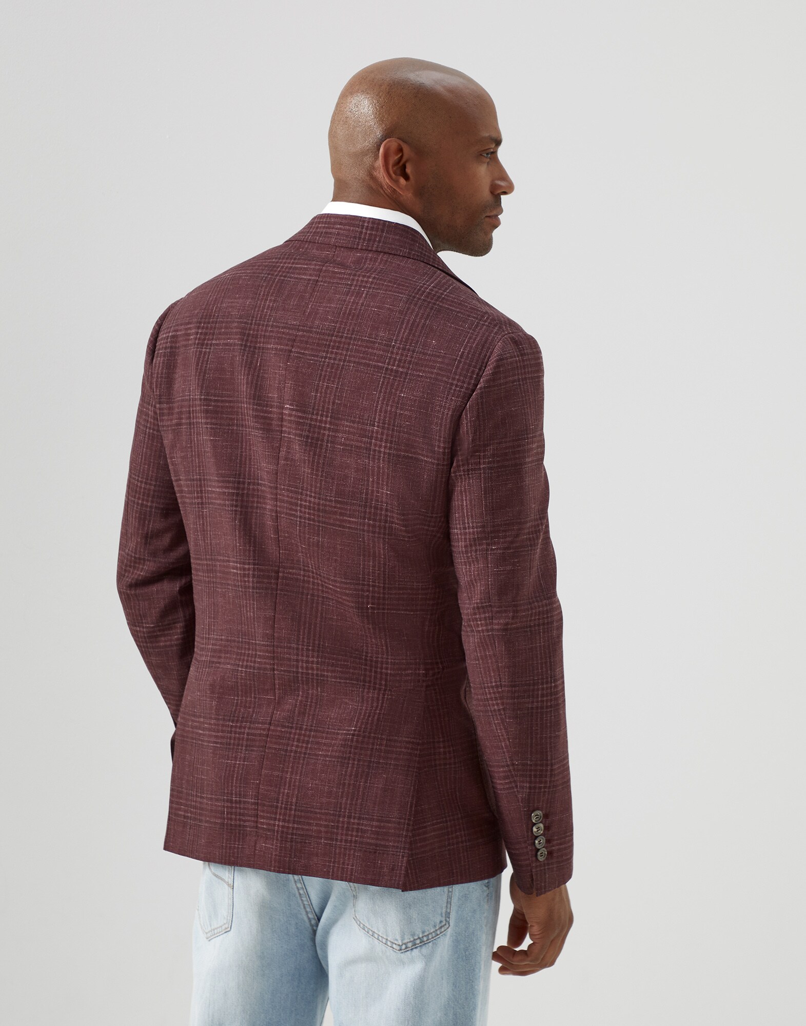 Single Breasted Blazer - Back view