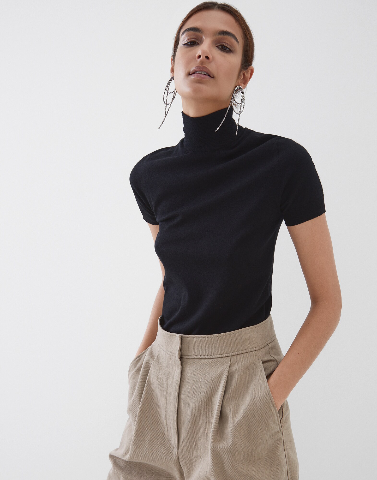 High Neck Sweater - Editorial