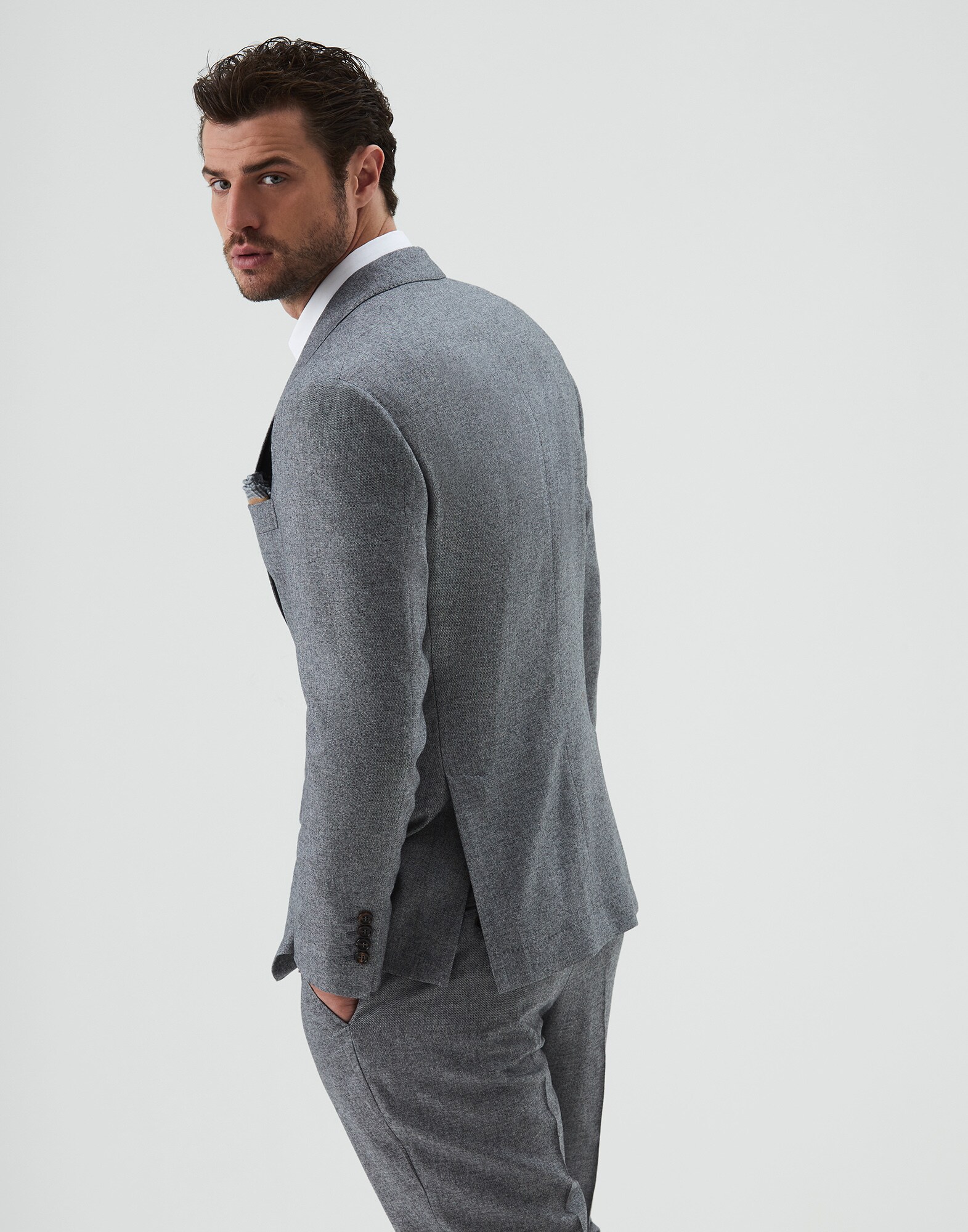 Einreihiger Blazer - Back