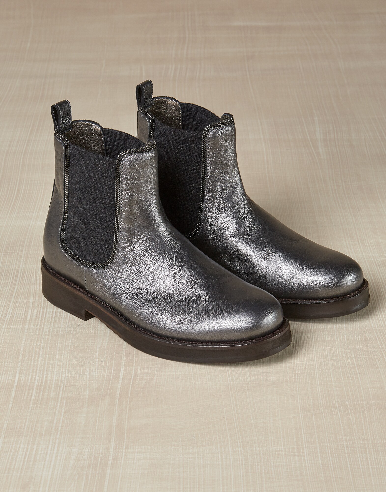 girls grey chelsea boots