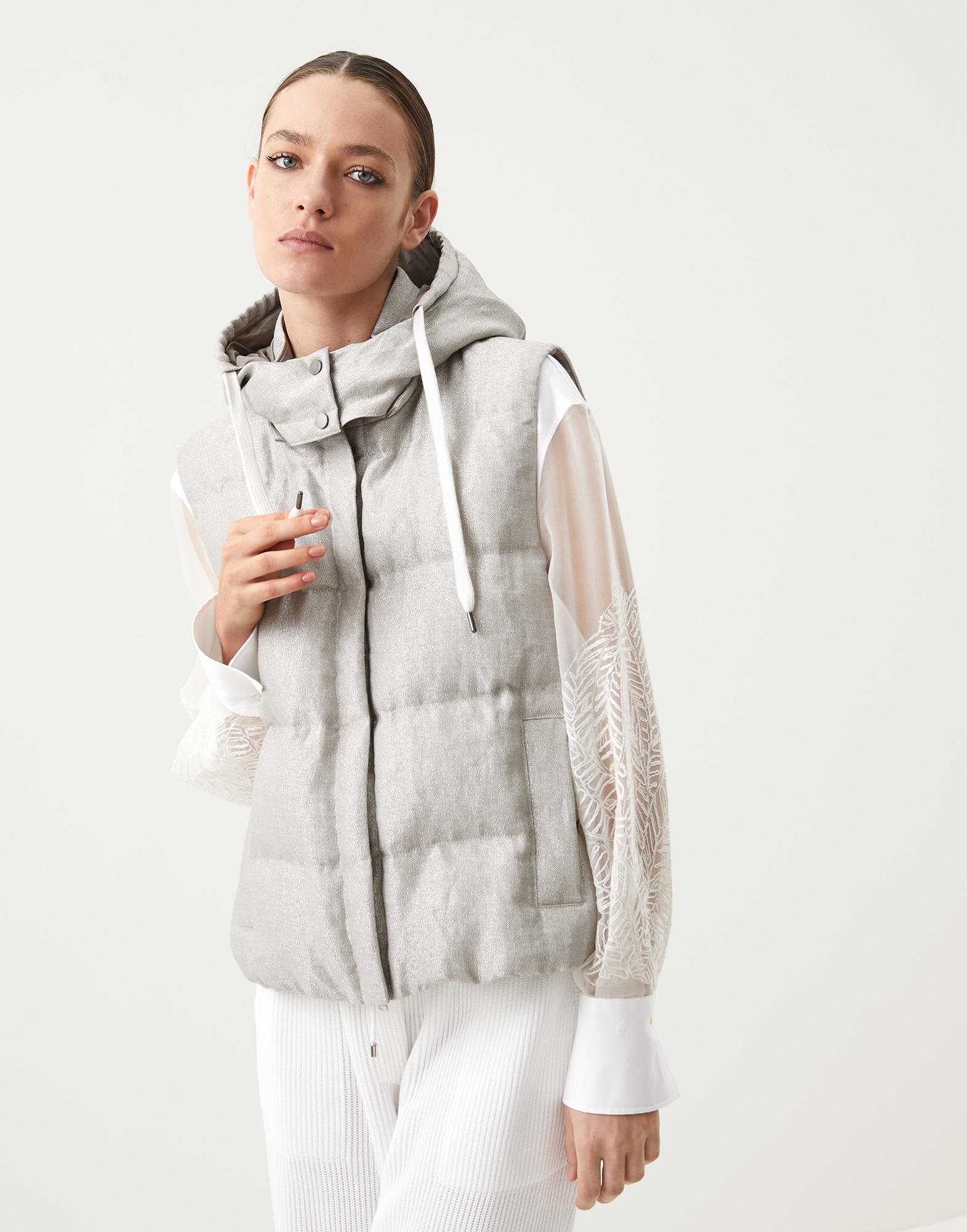 Down Vest - Front view