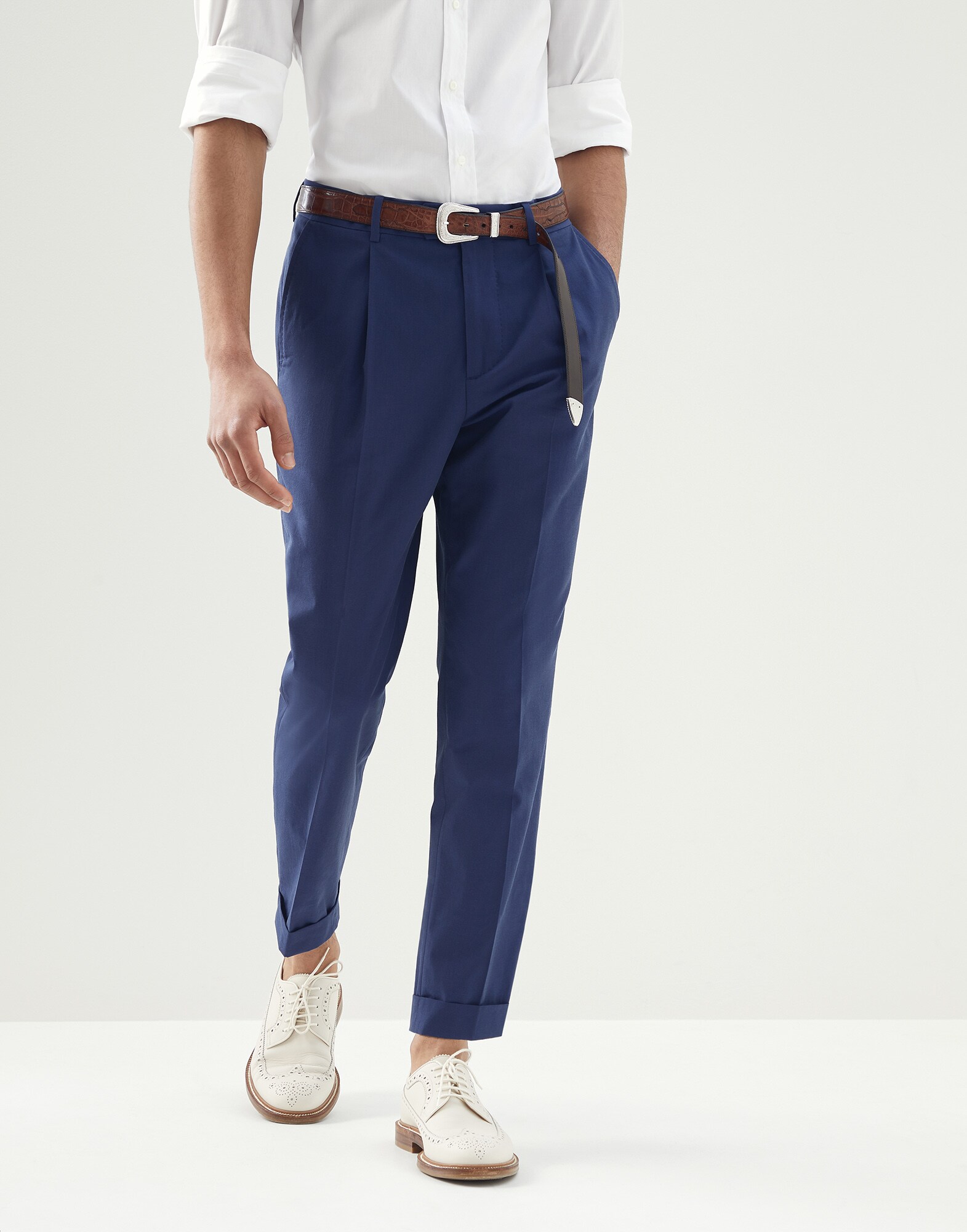 Comfort cotton trousers