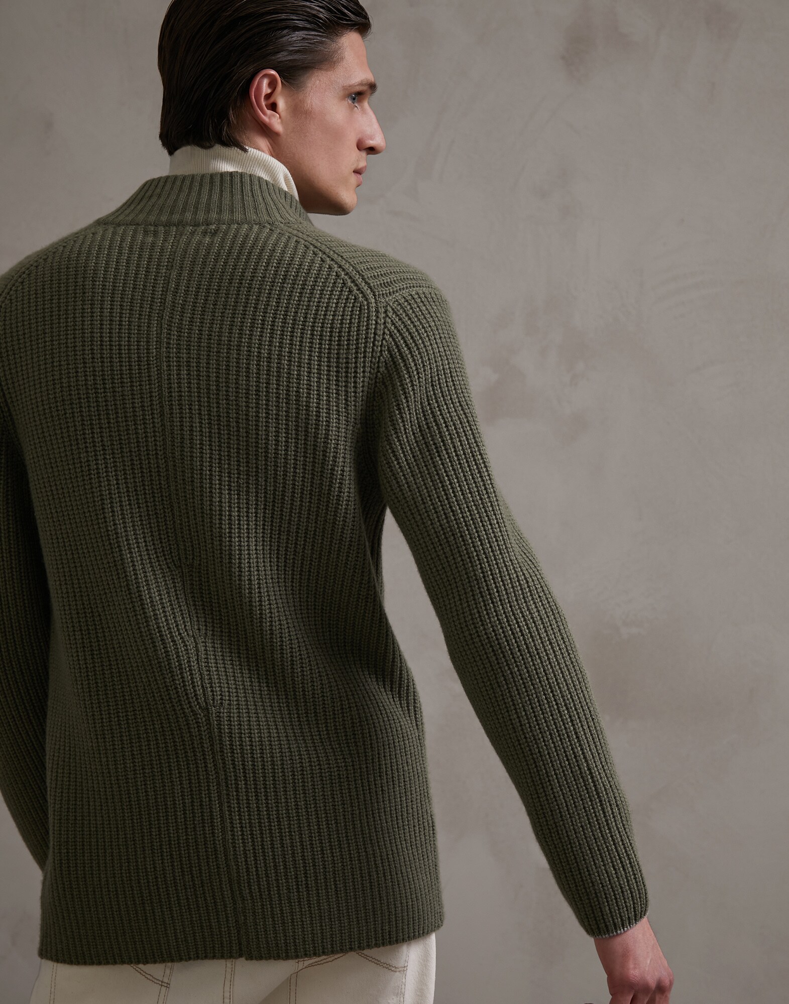 Button-front Cardigan - Back
