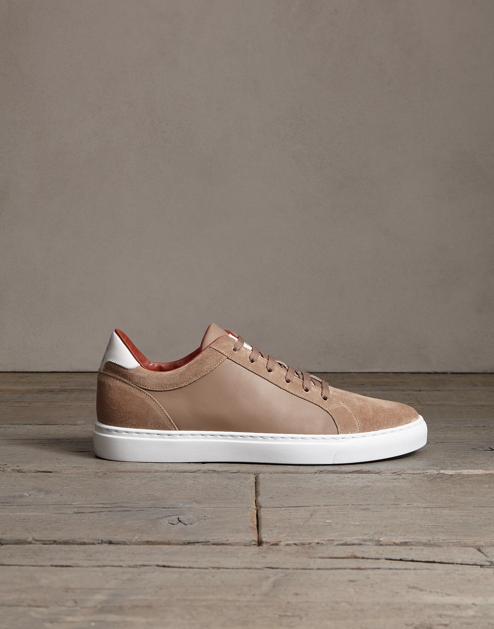 Sneakers Gris Ceniciento Hombre 3 - Brunello Cucinelli