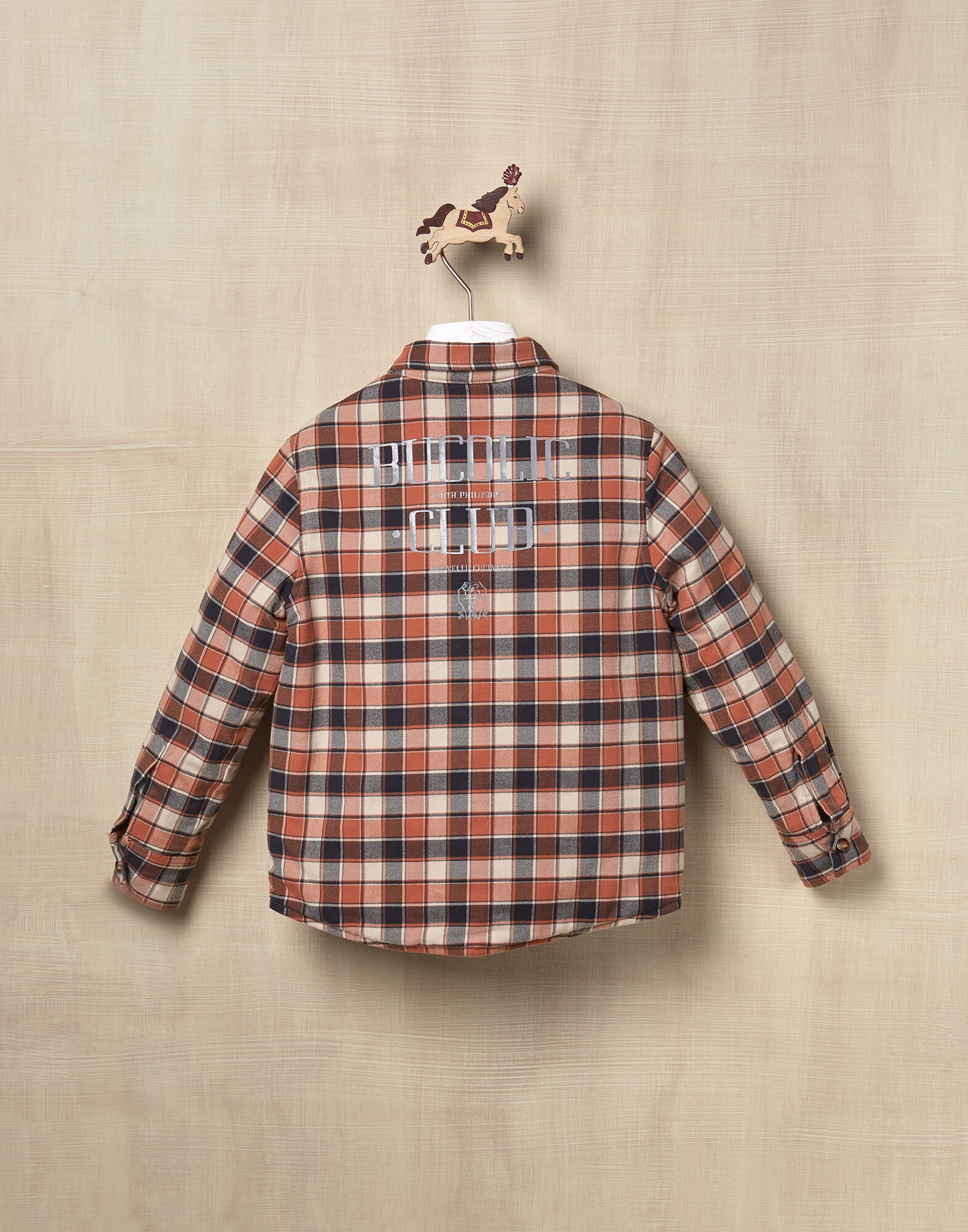 Outerwear Jacket Orange Boy 1 - Brunello Cucinelli