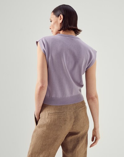 Top in Maglia - Vista retro