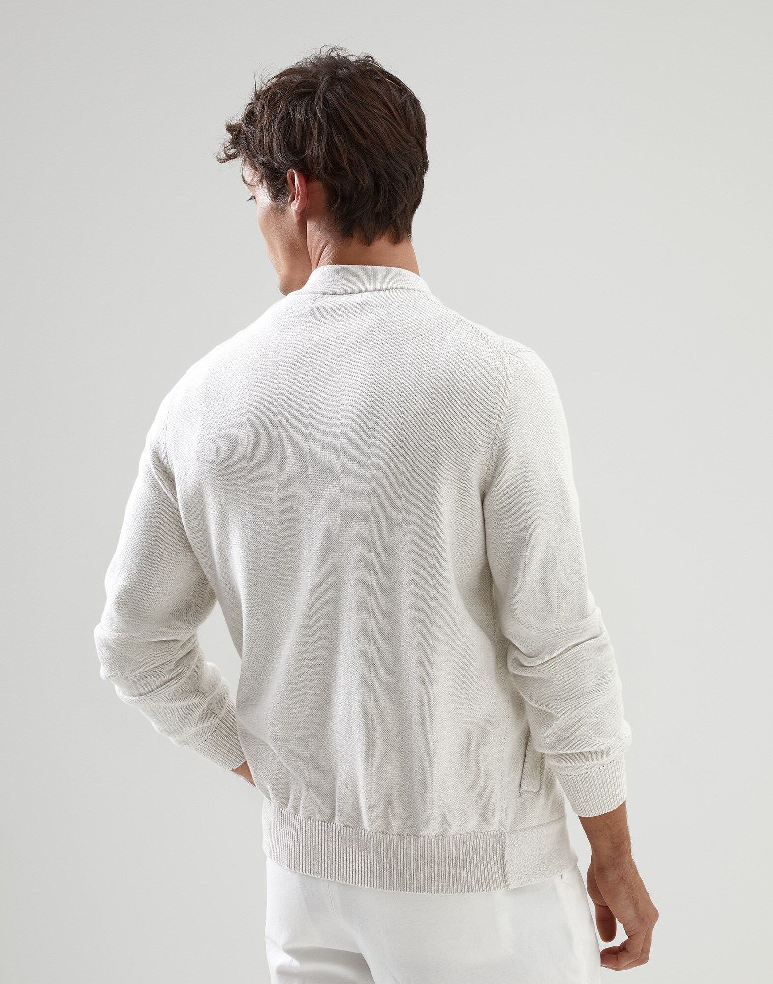 Zip-front Cardigan - Back view