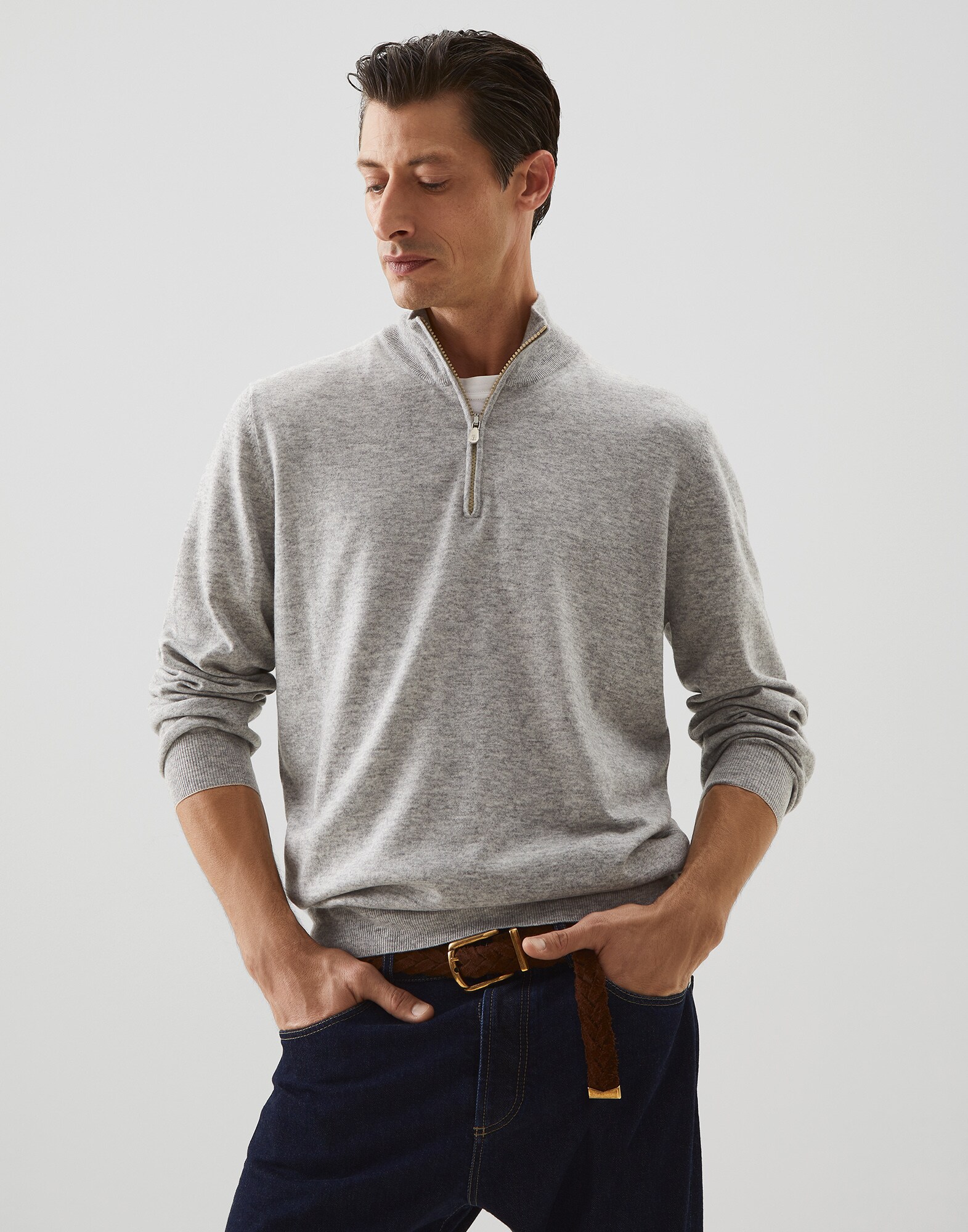 High Neck Sweater - Front view