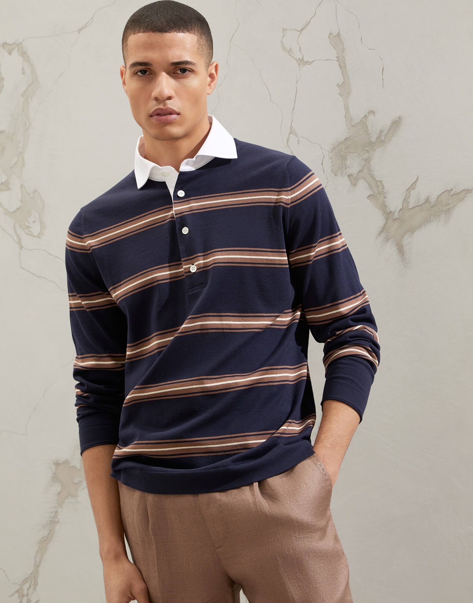 Polo-Style Sweater - Front