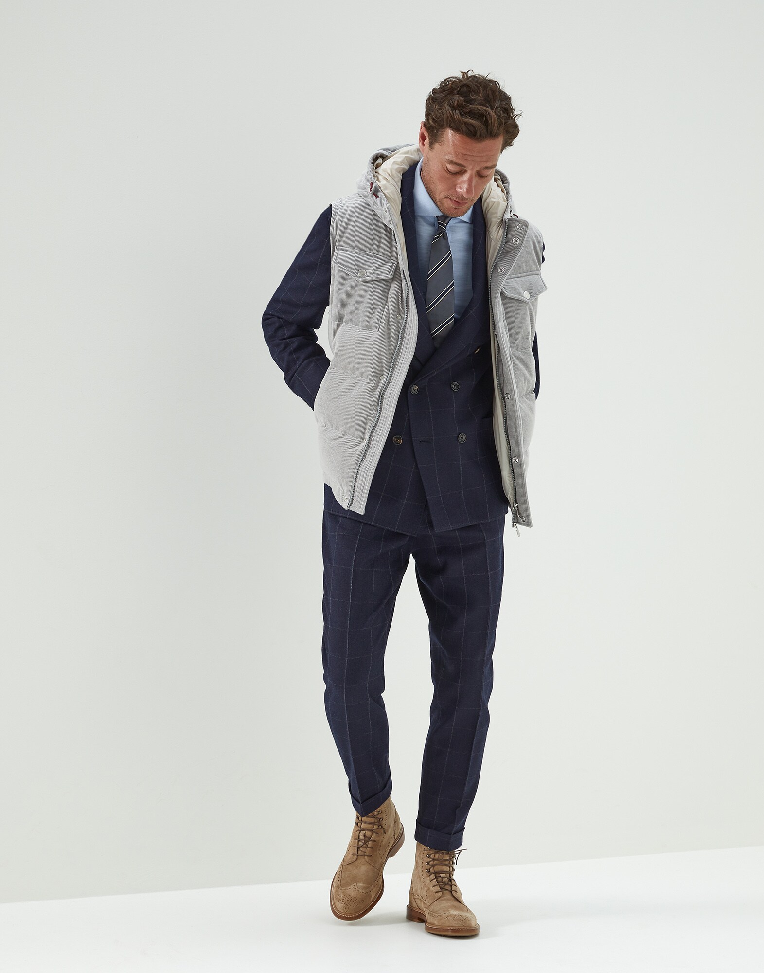 Down Vest - Full look