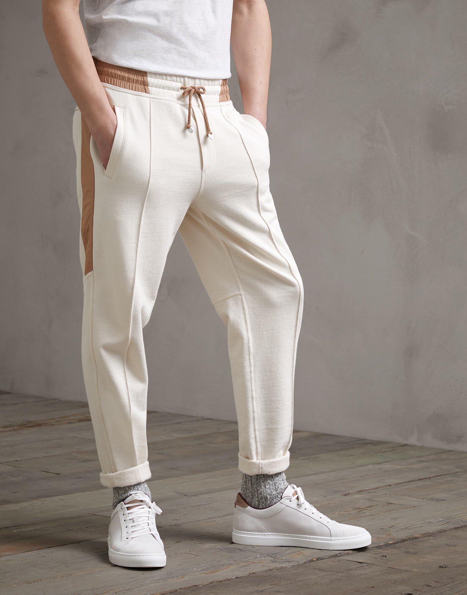 French terry trousers