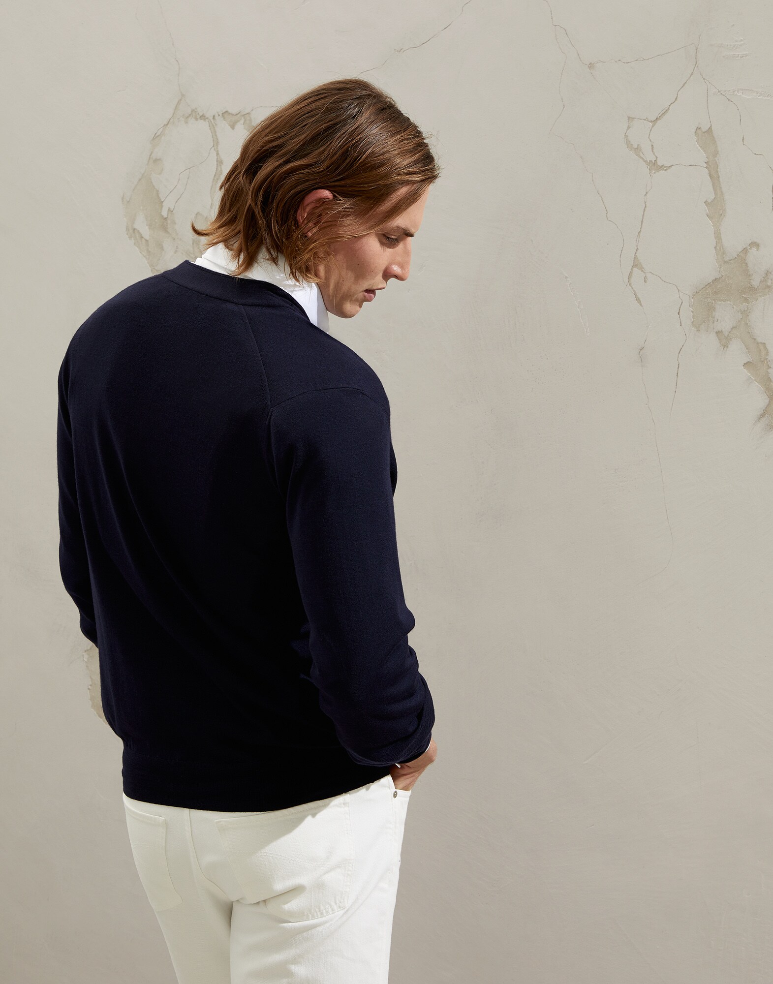 Button-front Cardigan - Back