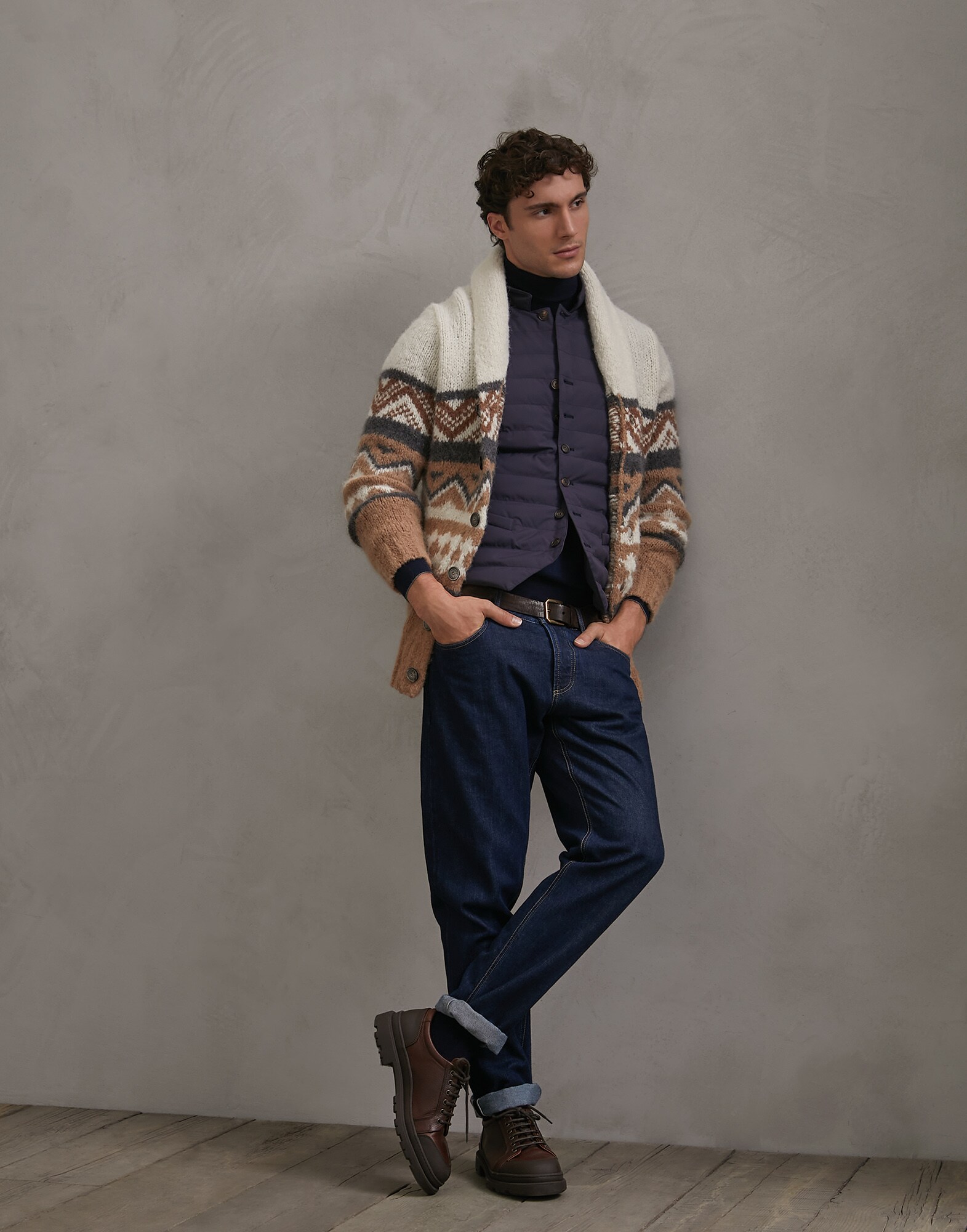 Down Sleeveless Jacket - Look