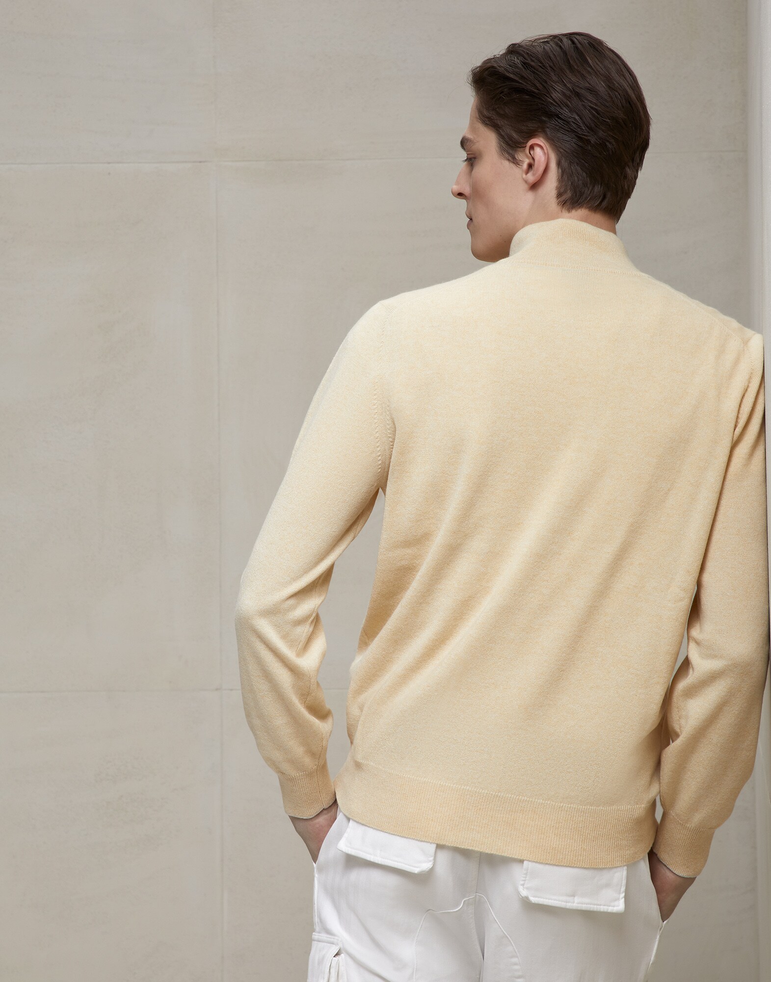 Zip Neck Sweater - Back view