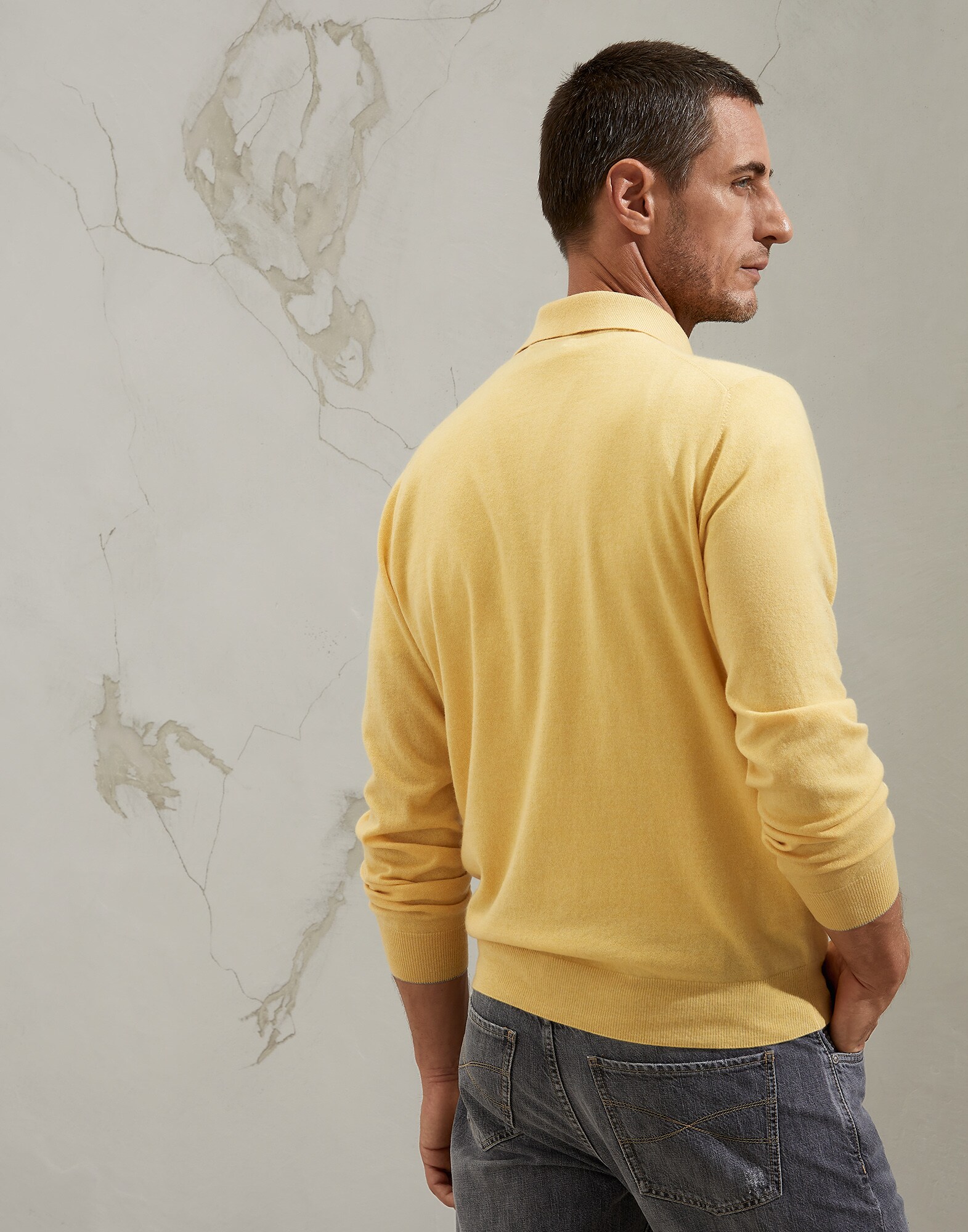 Polo-Style Sweater - Back