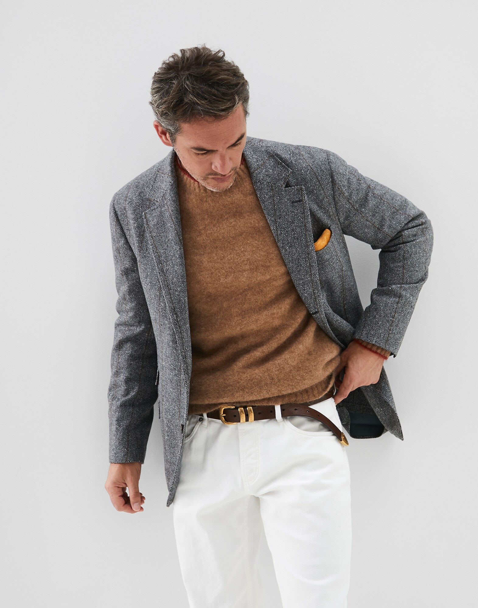 Chaqueta de Botonadura Simple - Vista editorial