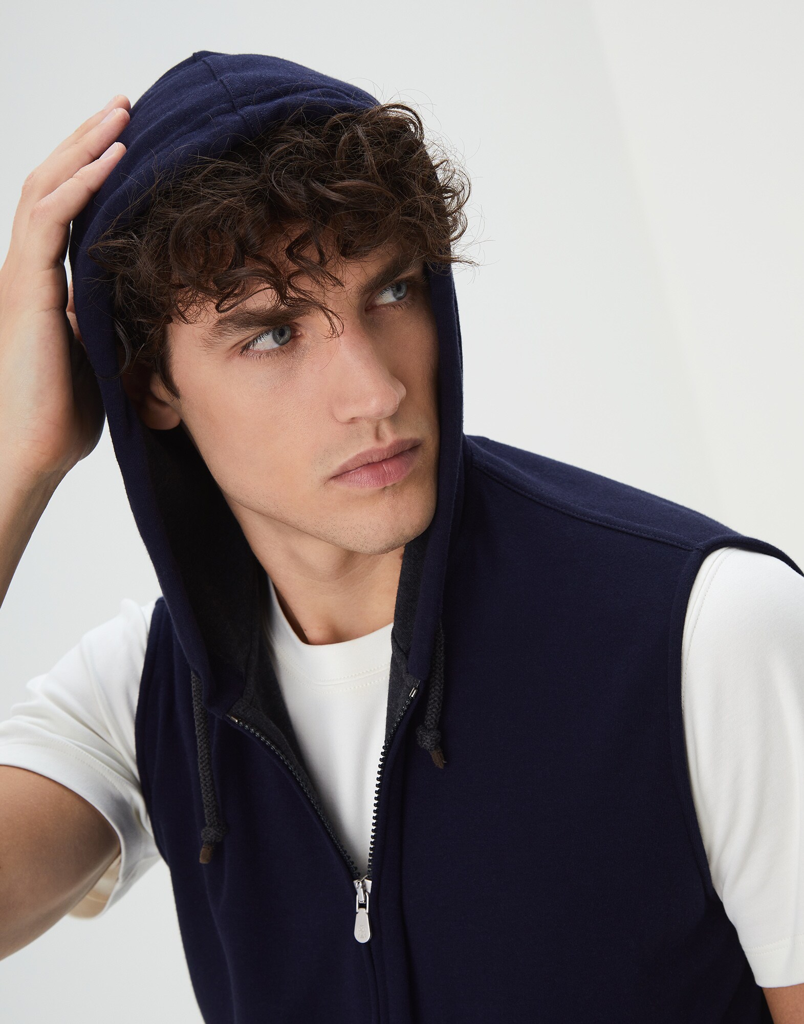 Sweatshirt Marine Blue Man 0 - Brunello Cucinelli