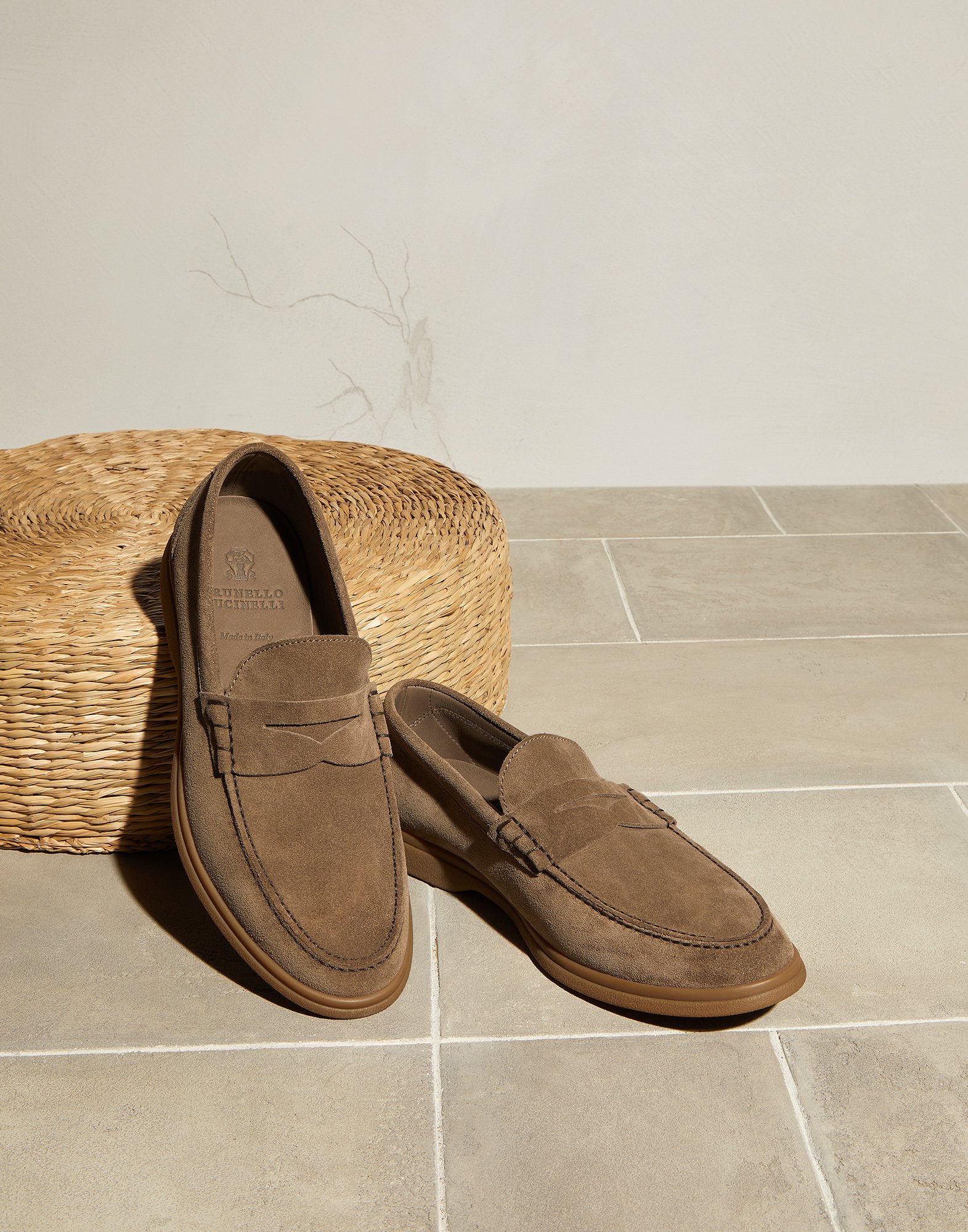 Penny Loafer Nocciola Uomo - Brunello Cucinelli
