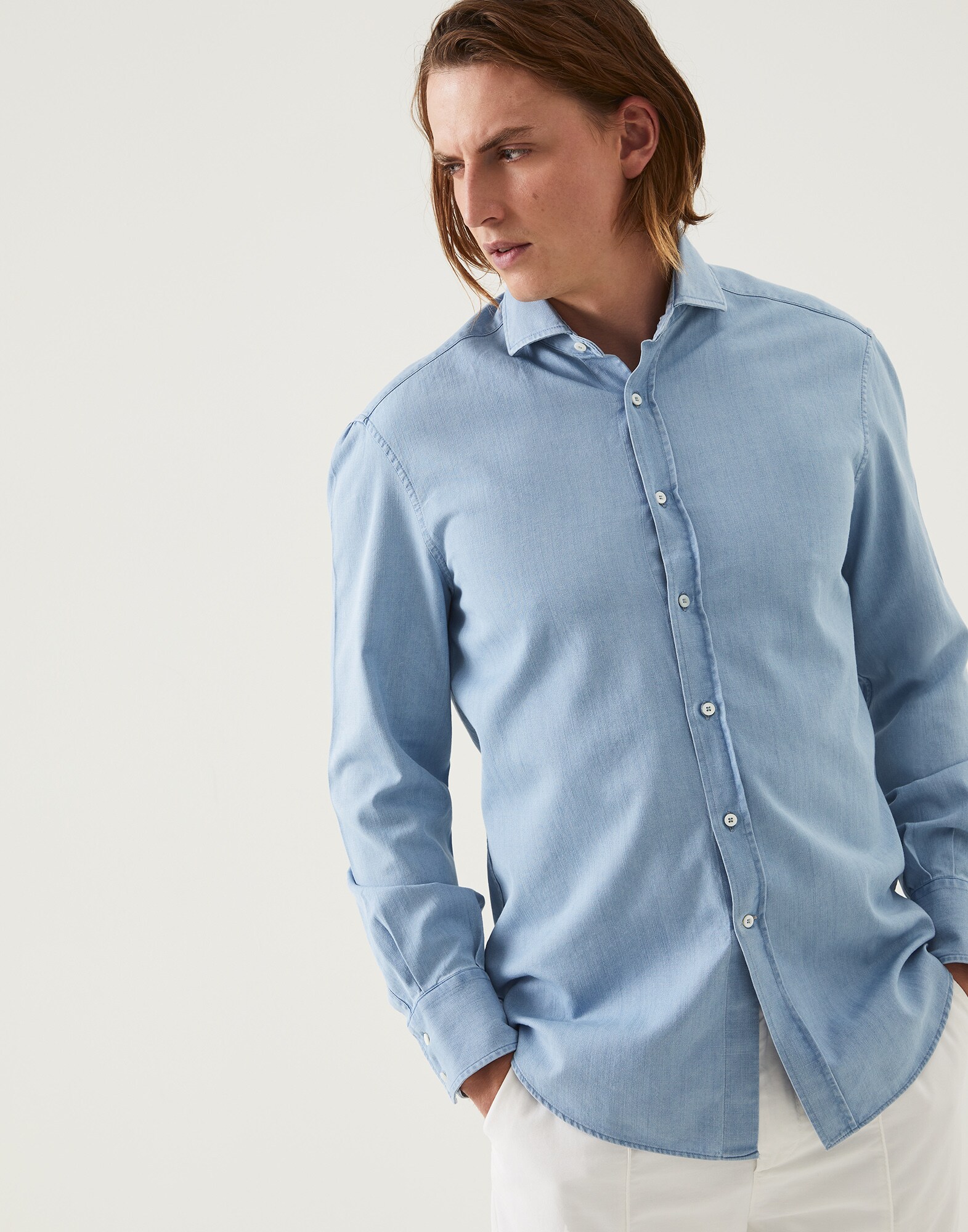 Denim Shirt - Front