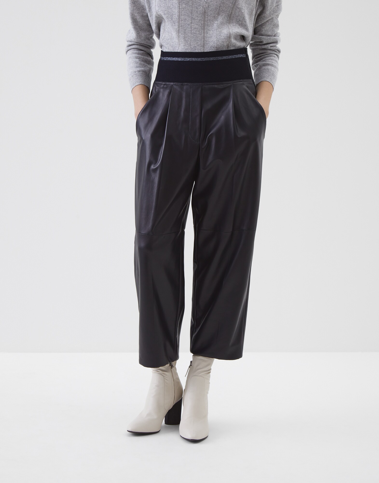 Leather Trousers - Front