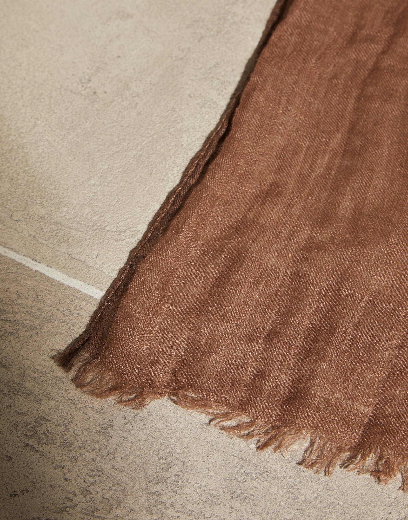 Solid Scarf - Back