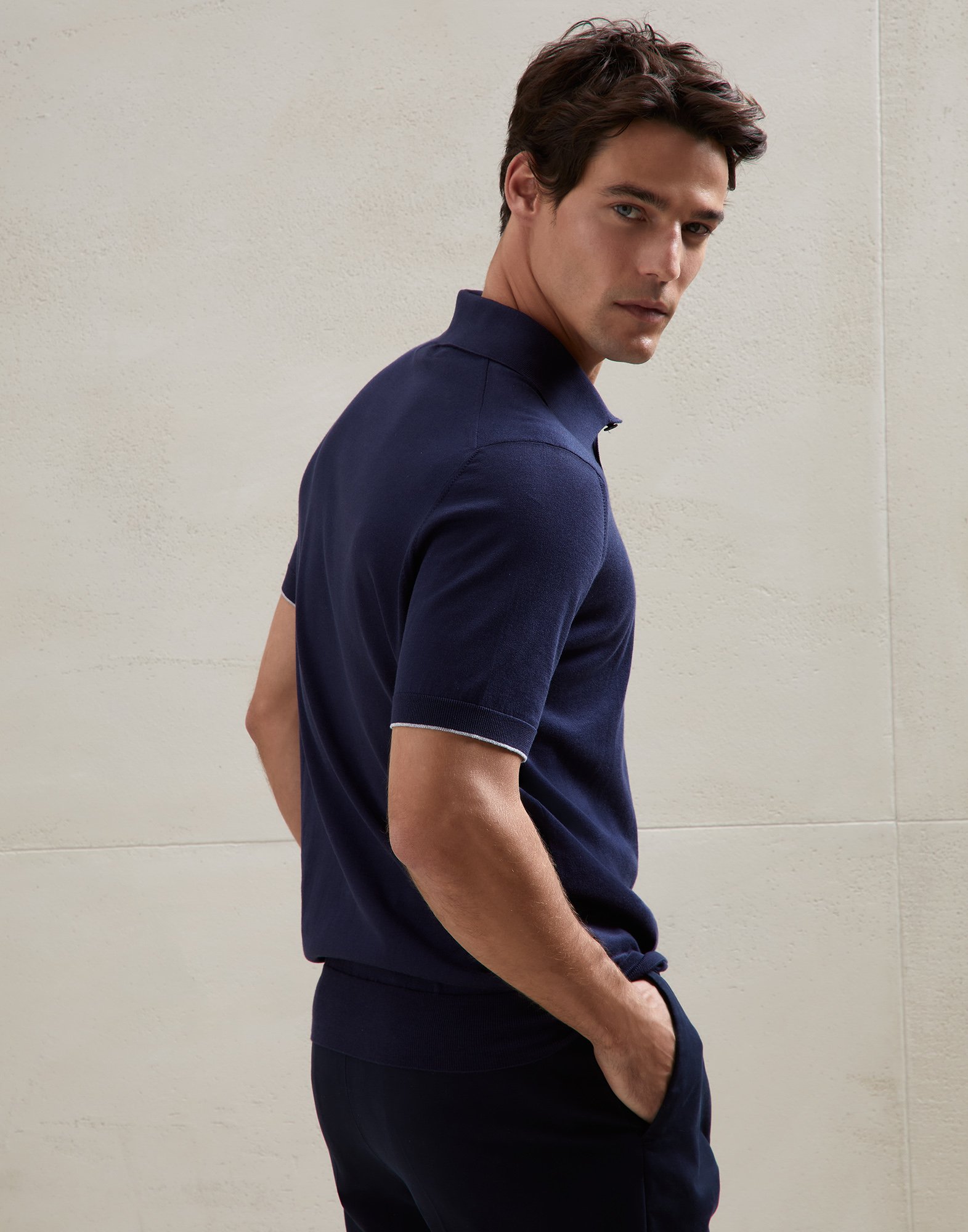 Polo-Style Sweater - Back view