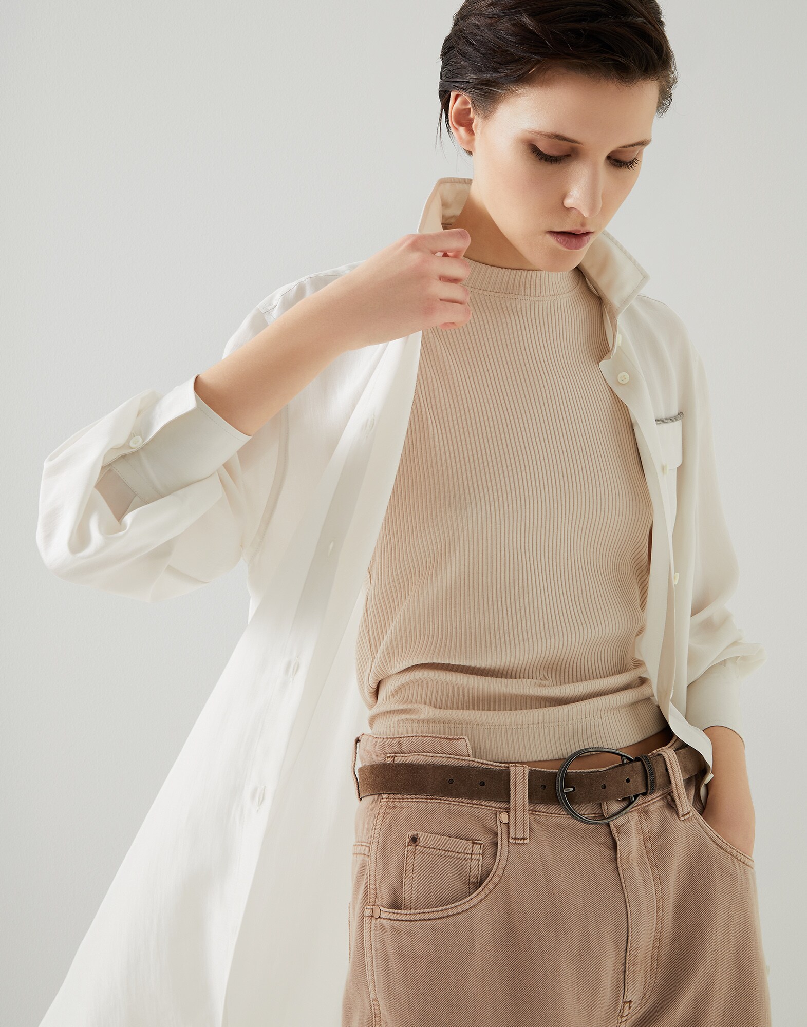 Japonette shirt Rice Woman - Brunello Cucinelli