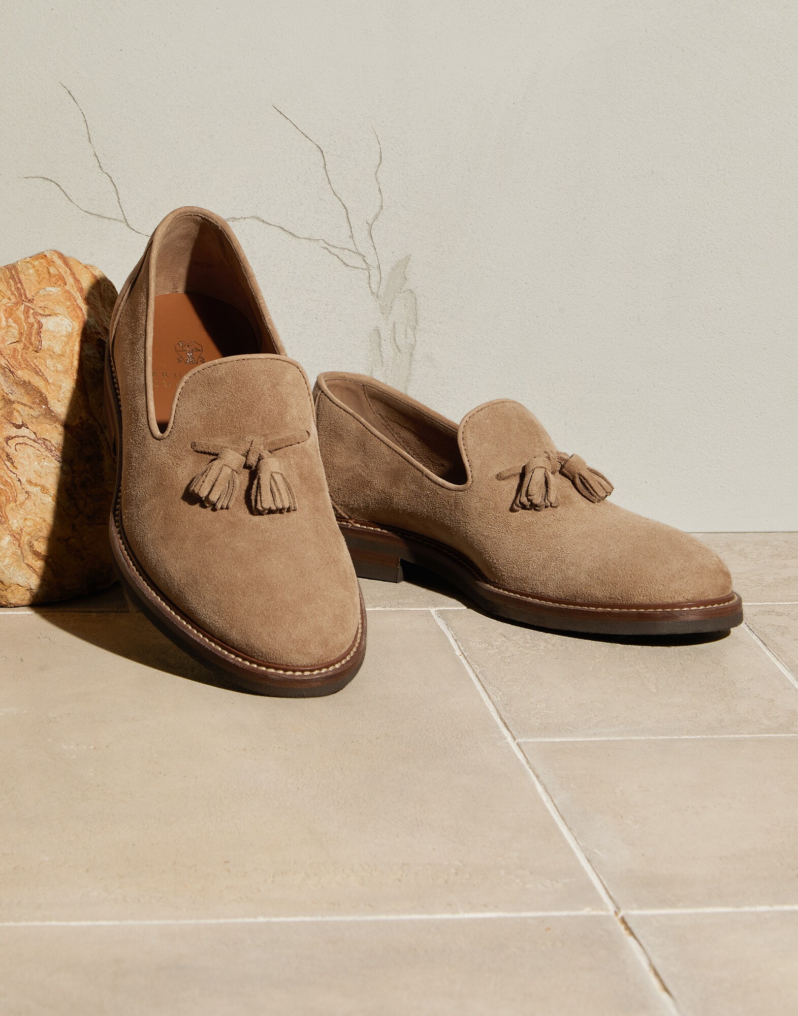 Kudu loafers Beaver Man - Brunello Cucinelli