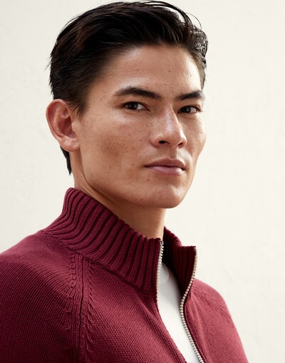 Zip-front Cardigan - Detail view