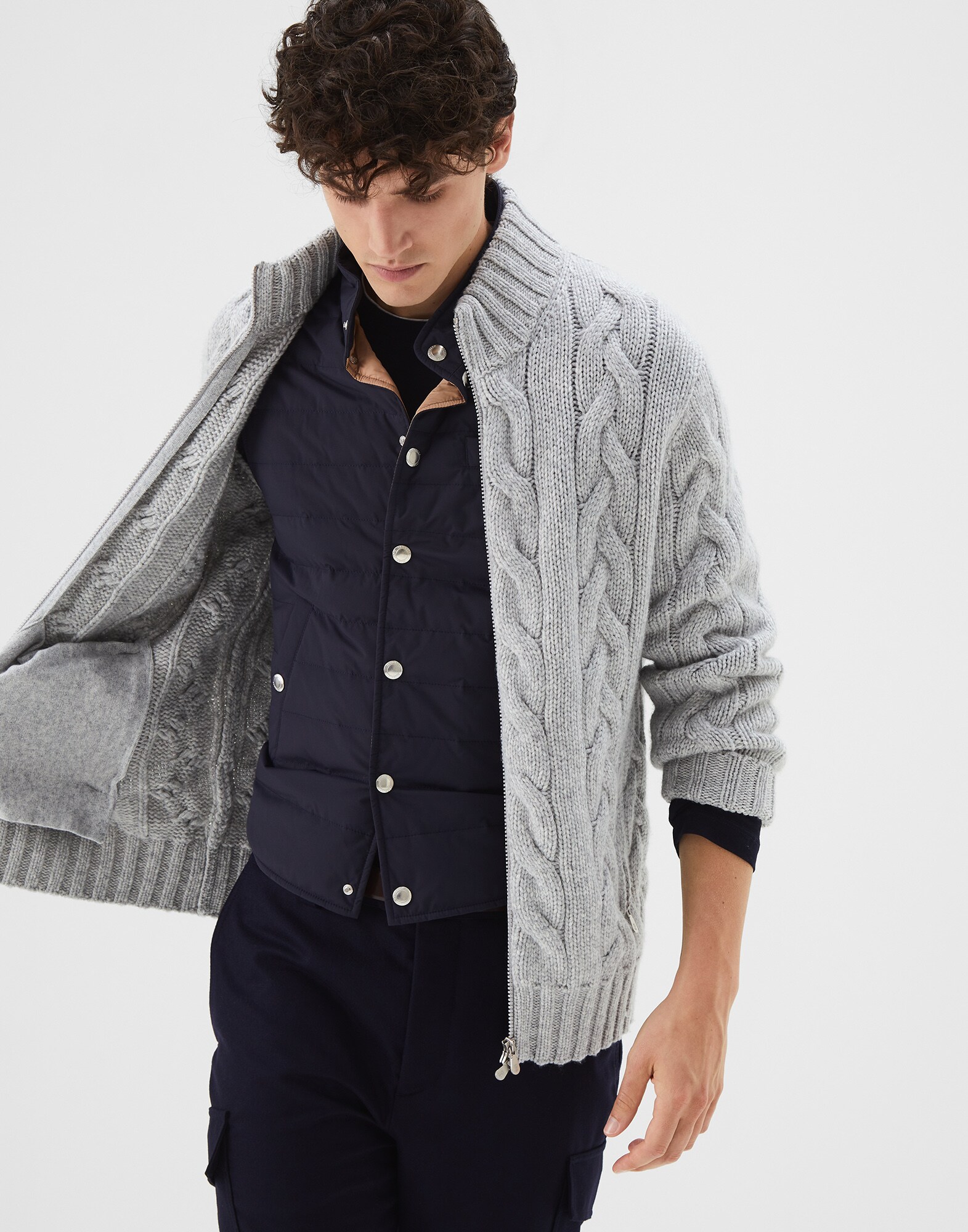 Zip-front Cardigan - Editorial