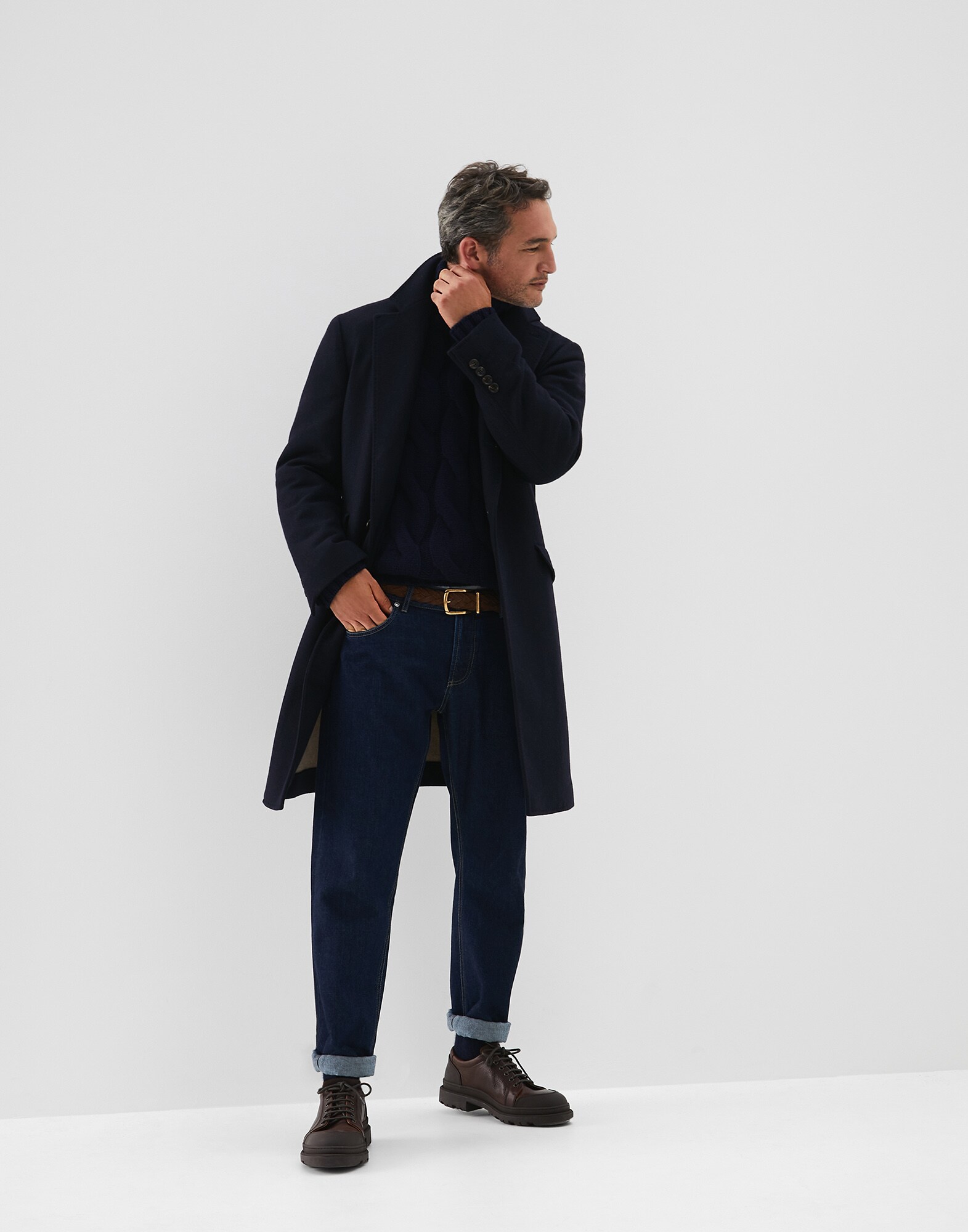 Pull Col Haut - Vue tenue complète